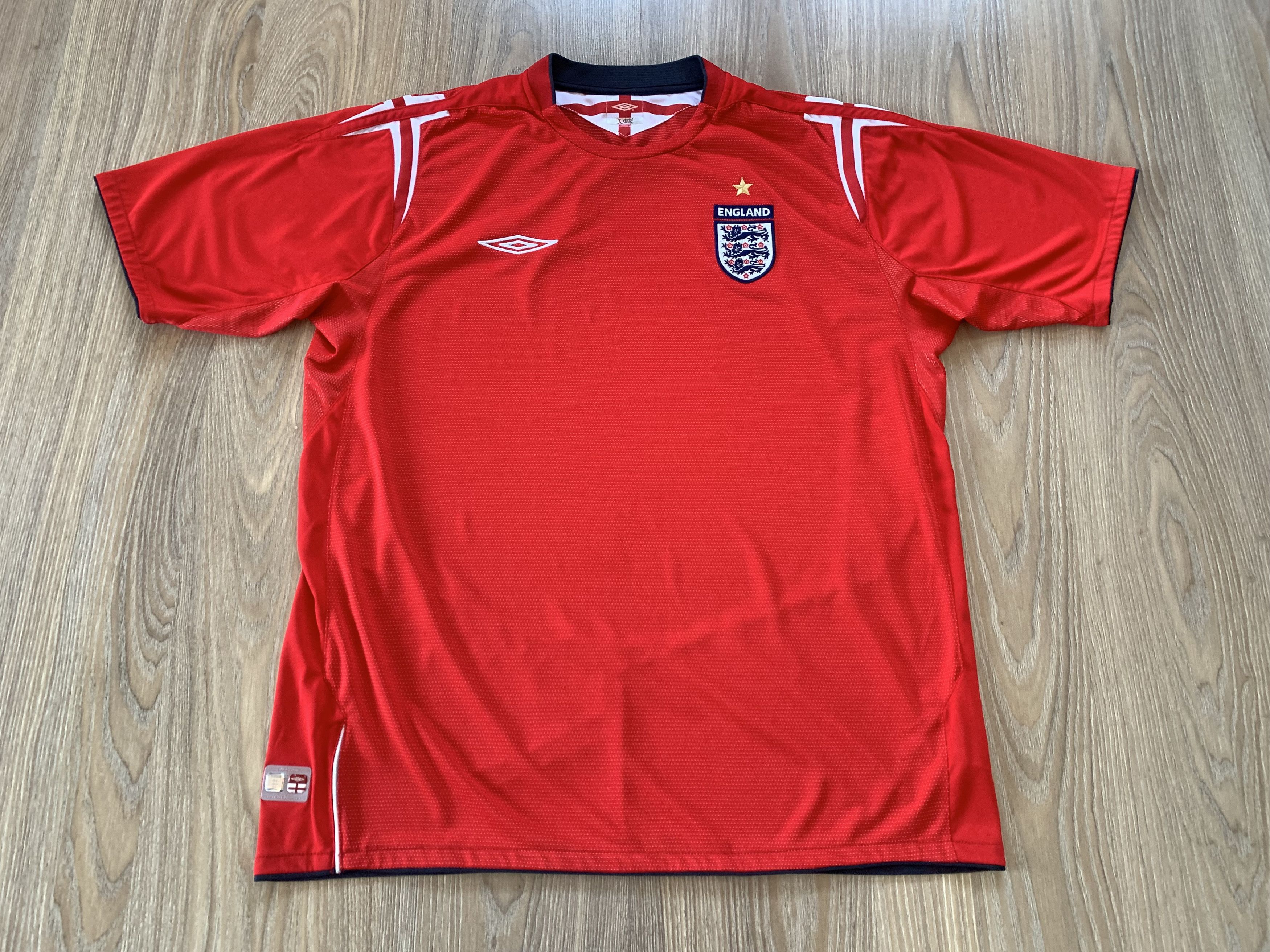 Umbro Vintage Umbro England Away Soccer National Team Jersey Size US XL / EU 56 / 4 - 3 Thumbnail