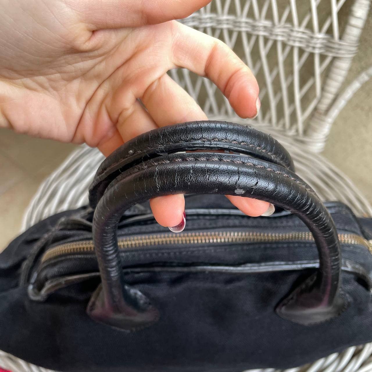 Tommy Hilfiger 2010s Vintage bag Tommy Hilfiger canvas & faux leather Size ONE SIZE - 3 Thumbnail