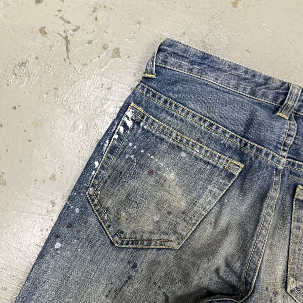 Junya Watanabe WASHED DENIM PAINT SPLATTER DISTRESSED JEANS LIKE JUNYA Size US 31 - 13 Thumbnail