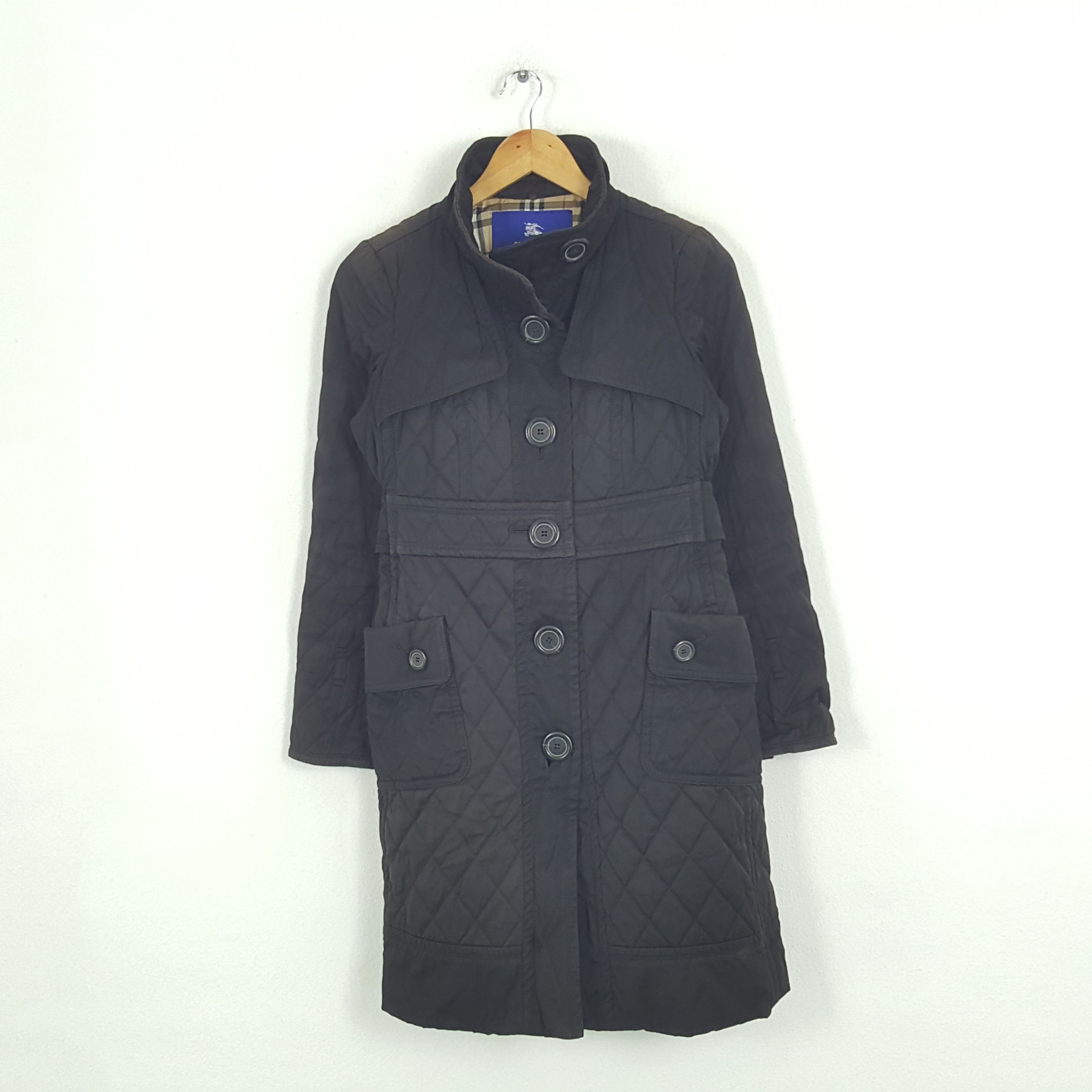 Burberry × Vintage Vintage Burberry London Blue Label Trench Jacket Size US XS / EU 42 / 0 - 3 Thumbnail