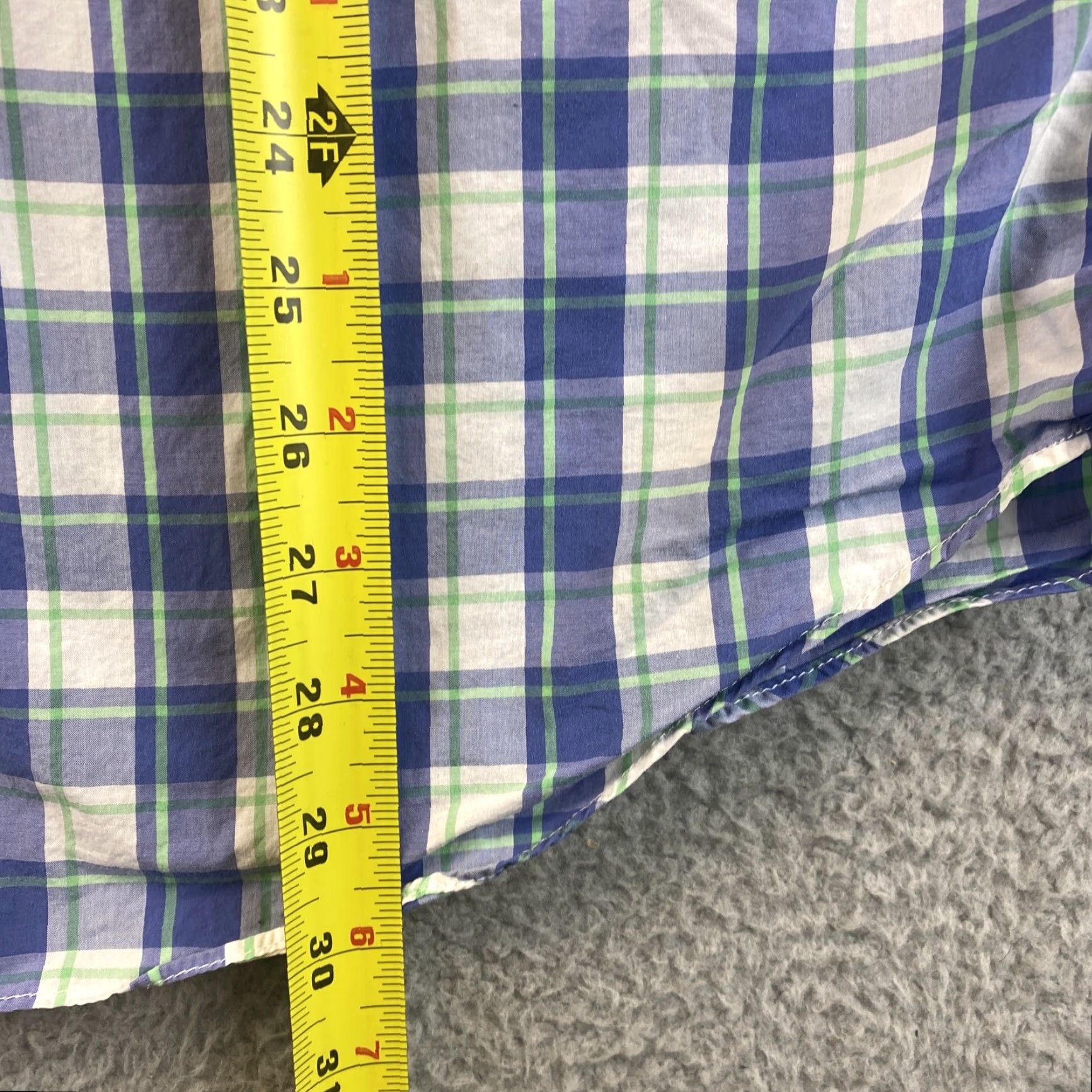 J.Crew J.CREW Slim Fit Button-Up Long Sleeve Shirt Mens L Plaid Cotton / 82-53 (Blue) Size US L / EU 52-54 / 3 - 7 Thumbnail