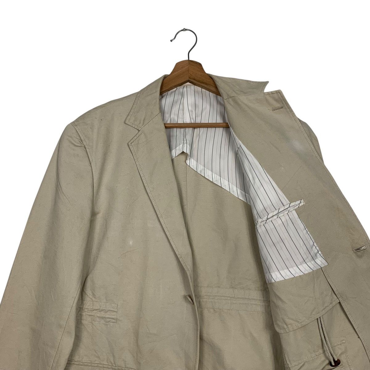 Gianni Valentino Vintage GIANNI VALENTINO Casual Jacket #2679-C120 Size US M / EU 48-50 / 2 - 10 Thumbnail