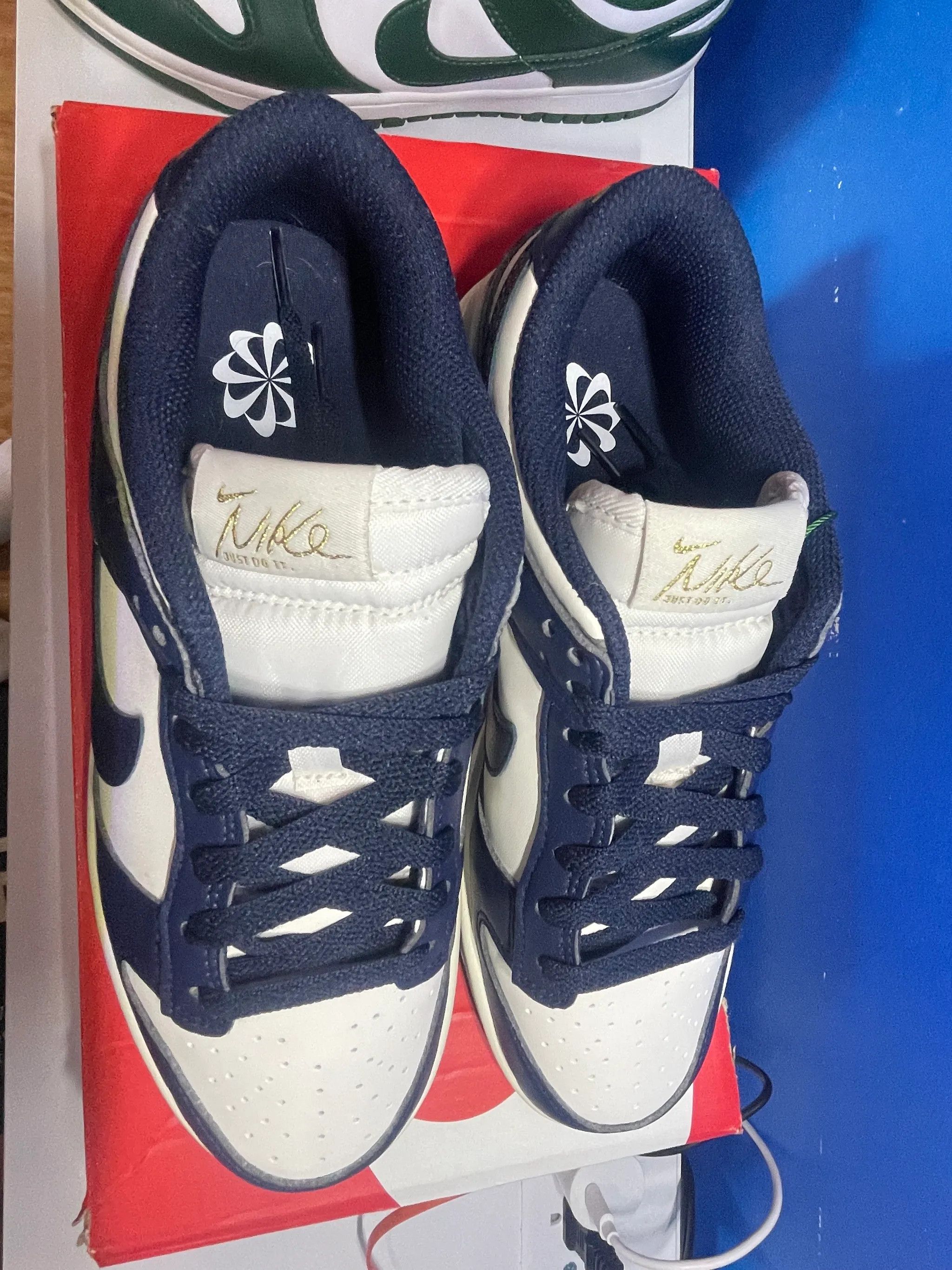 Nike Nike Dunk Low Next Nature Gold/Obsidian Size US 8 / IT 38 - 2 Thumbnail