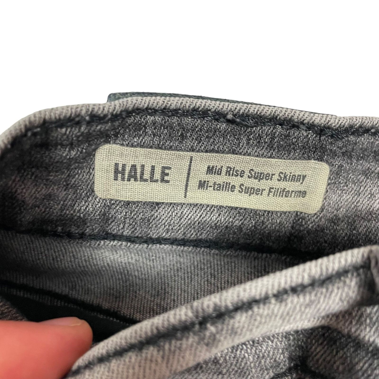 True Religion True Religion Halle Women's Gray Denim Super Skinny Jeans 8 Size 30" / US 8 / IT 44 - 9 Thumbnail