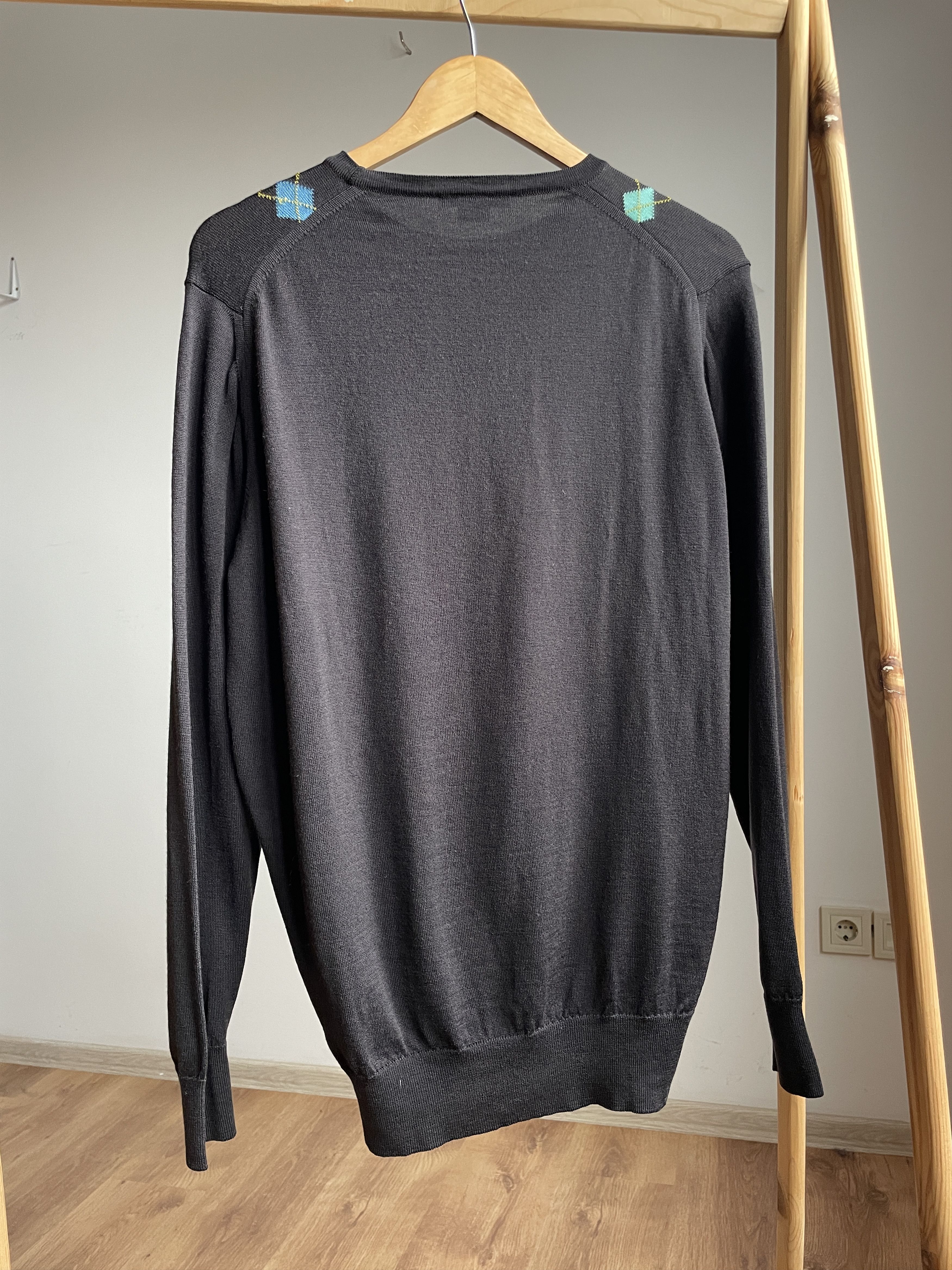 John Smedley John Smedley Geometric Pure Wool Sweater Size M Size US M / EU 48-50 / 2 - 2 Thumbnail