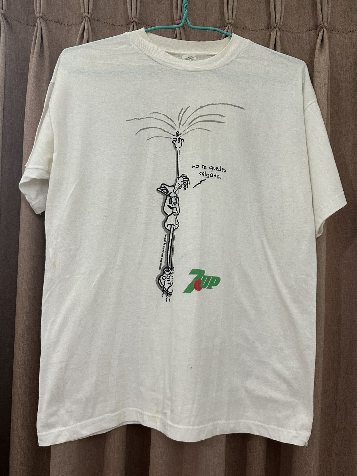 Band Tees × Vintage FIDO DIDO 7Up 7 UP Fizzy Drink Cola RETRO Unisex Drink Retro Size US L / EU 52-54 / 3 - 1 Thumbnail