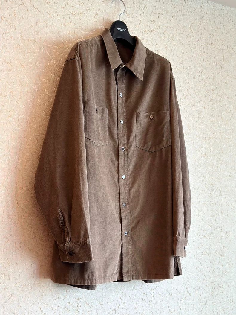 Yohji Yamamoto yohji yamamoto size os 90s plaid fleece shirt 2503-Nextarro Size US M / EU 48-50 / 2 - 2 Thumbnail