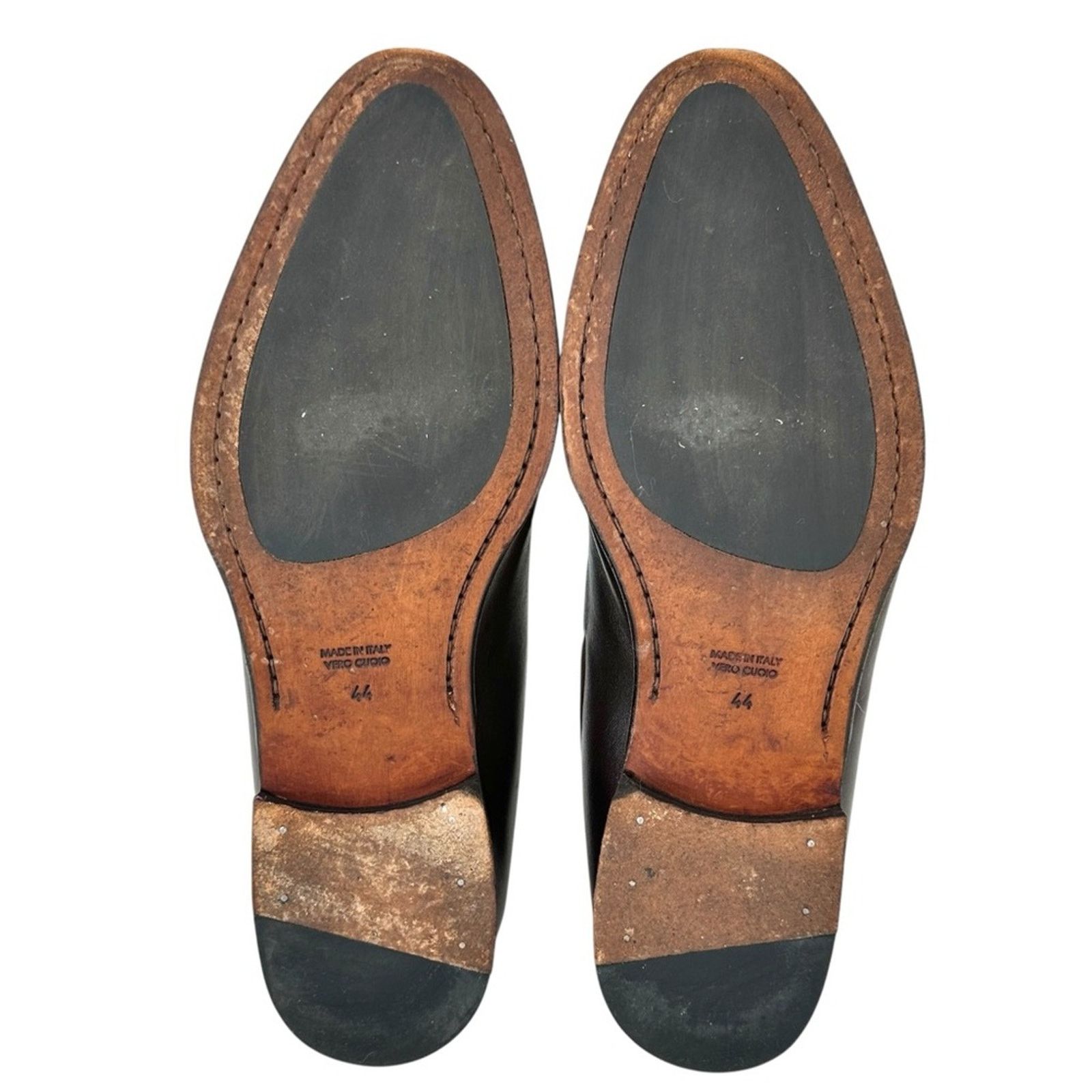 Suitsupply Dark Brown Smooth Leather Slip On Tassel Loafers Dress Shoes Size US 11 / EU 44 - 9 Thumbnail