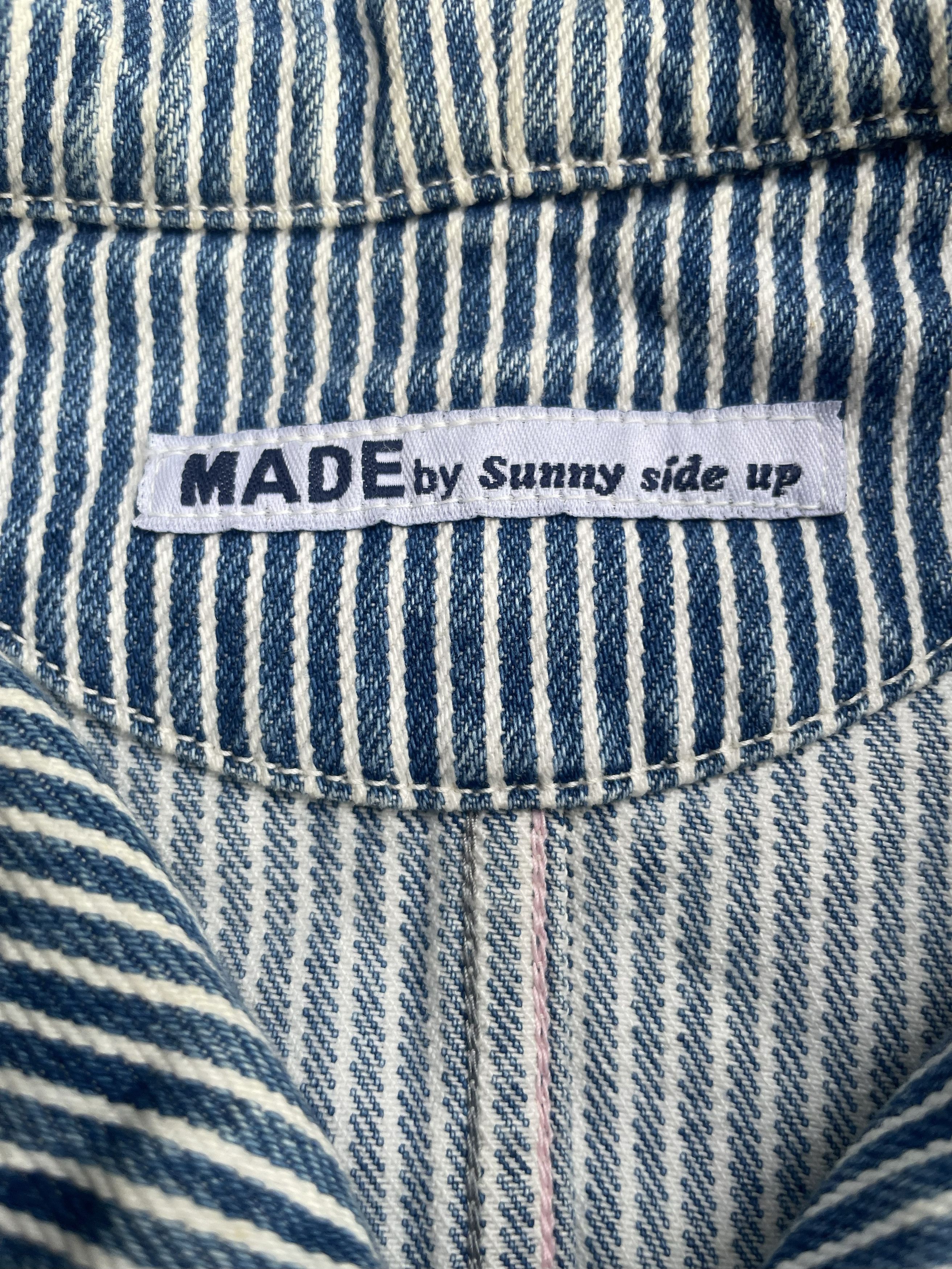 Japanese Brand Vintage USN Sunny Side Up Hickory Shawl Jacket Size US L / EU 52-54 / 3 - 10 Thumbnail