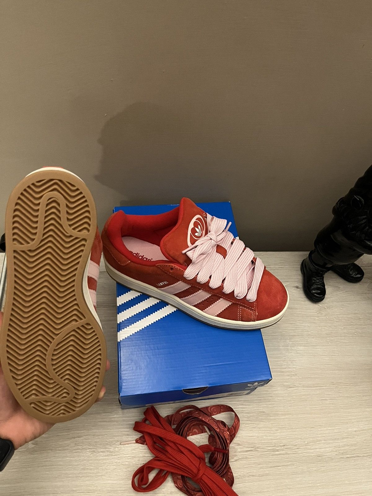 Adidas Adidas Campus 00s scarlet pink Size US 8 / IT 38 - 3 Thumbnail