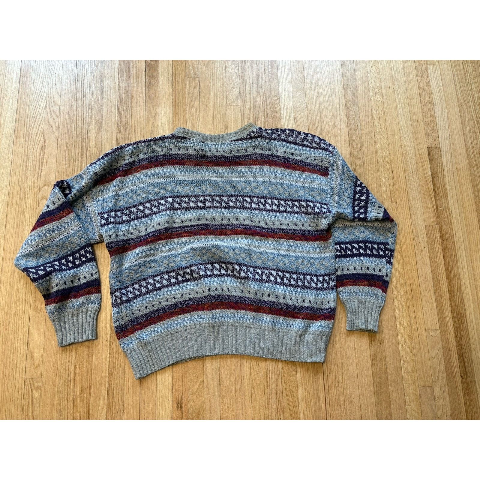 Liberty Vintage Liberty Men's Knitted Oversized Sweater Size L Size US L / EU 52-54 / 3 - 5 Thumbnail