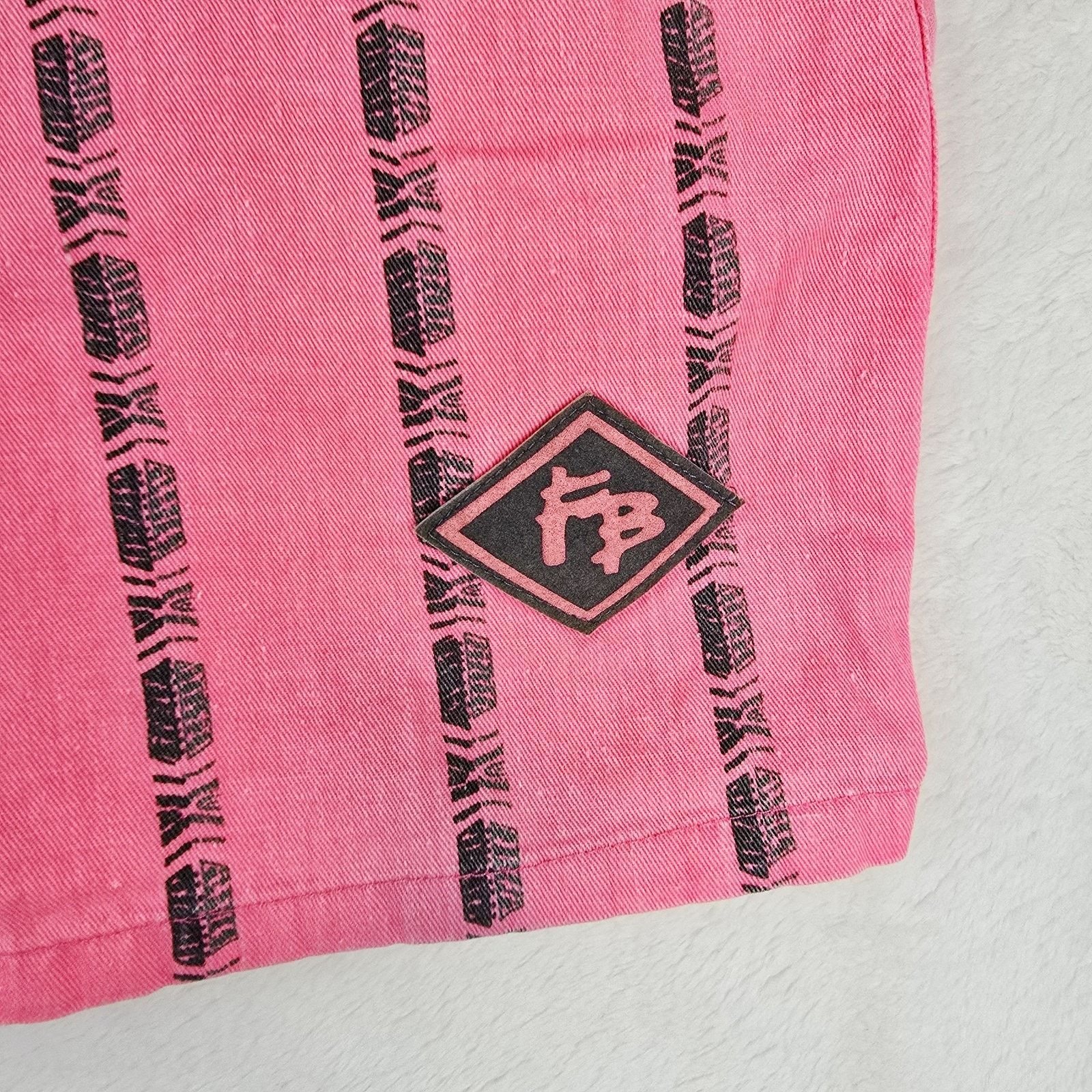 Other Vintage Fast Breakers Retro Board Shorts Mens Large Pink Size US 37 - 3 Thumbnail