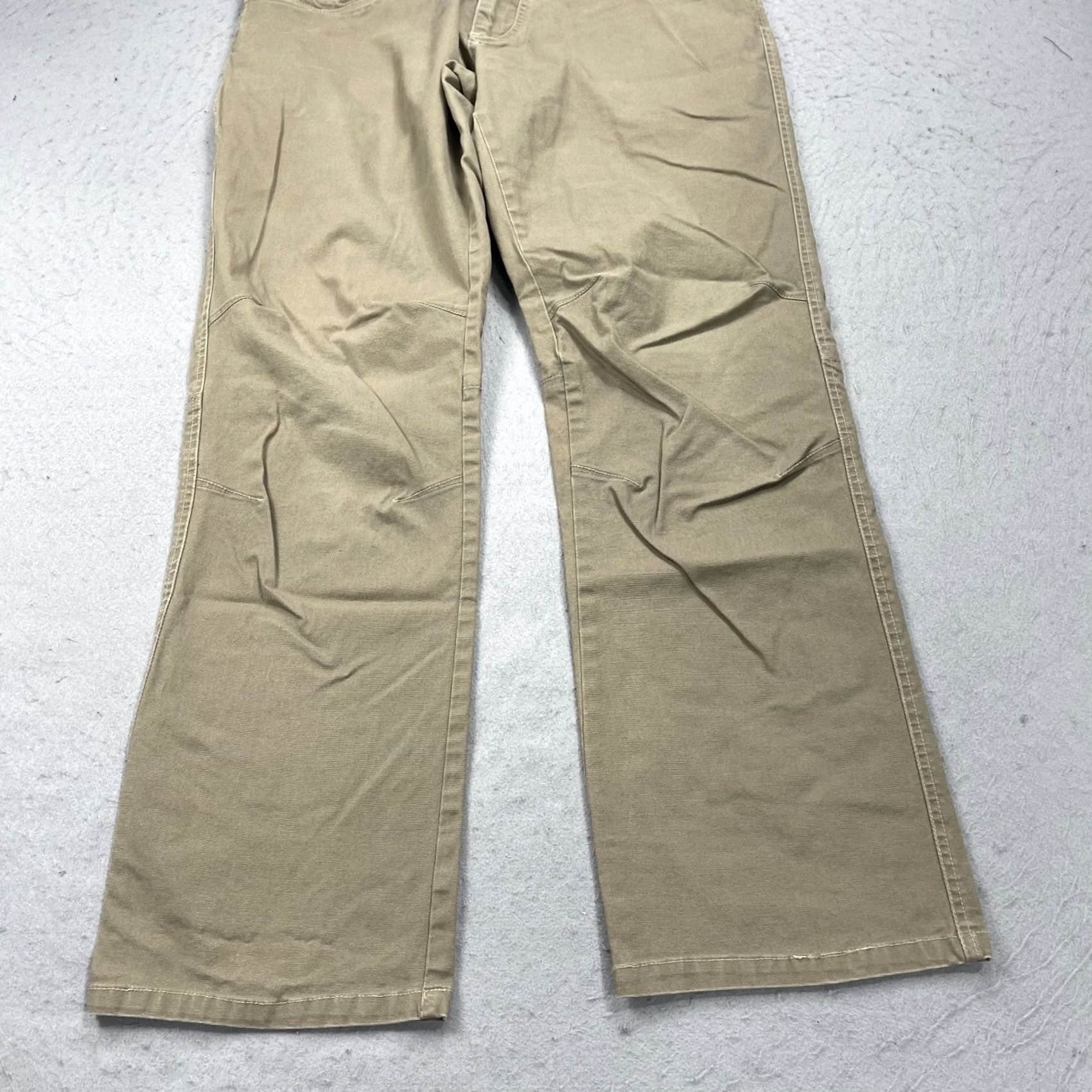 Vintage Kuhl Pants Mens 36x32 Brown Patinadye Kanvus Legendary Workwear Heavy Shirt Size US 36 / EU 52 - 3 Thumbnail