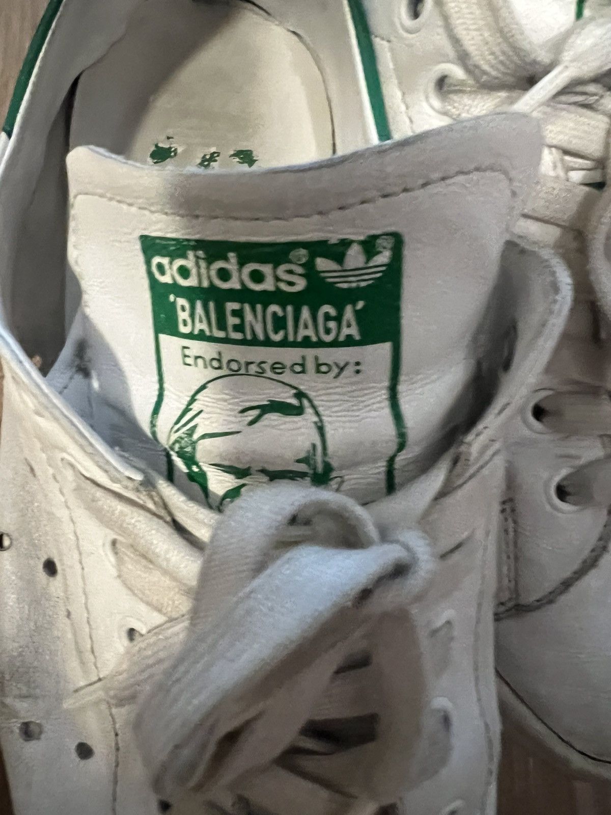 Adidas × Balenciaga Balenciaga Adidas Stan Smith Size US 9 / EU 42 - 7 Thumbnail