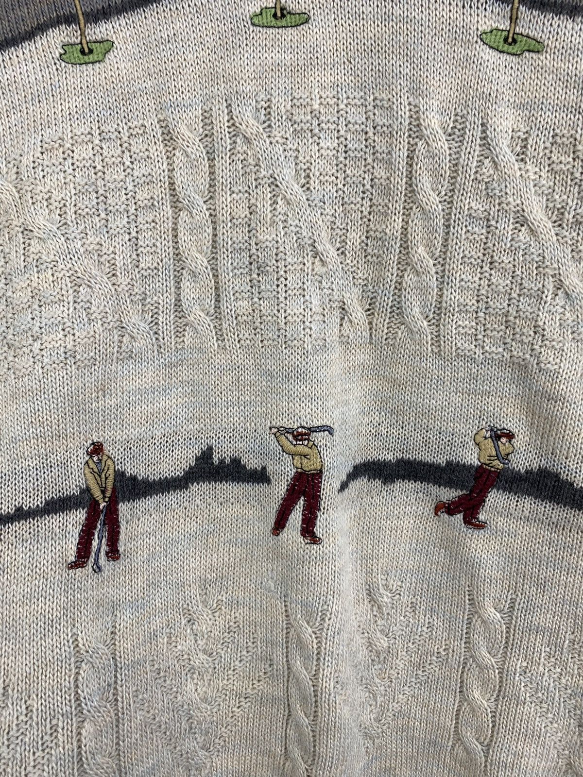 Vintage 🇮🇹 Vintage 90s Golf Enrico Leoni Sweater Made In Italy Rare Size US L / EU 52-54 / 3 - 6 Thumbnail