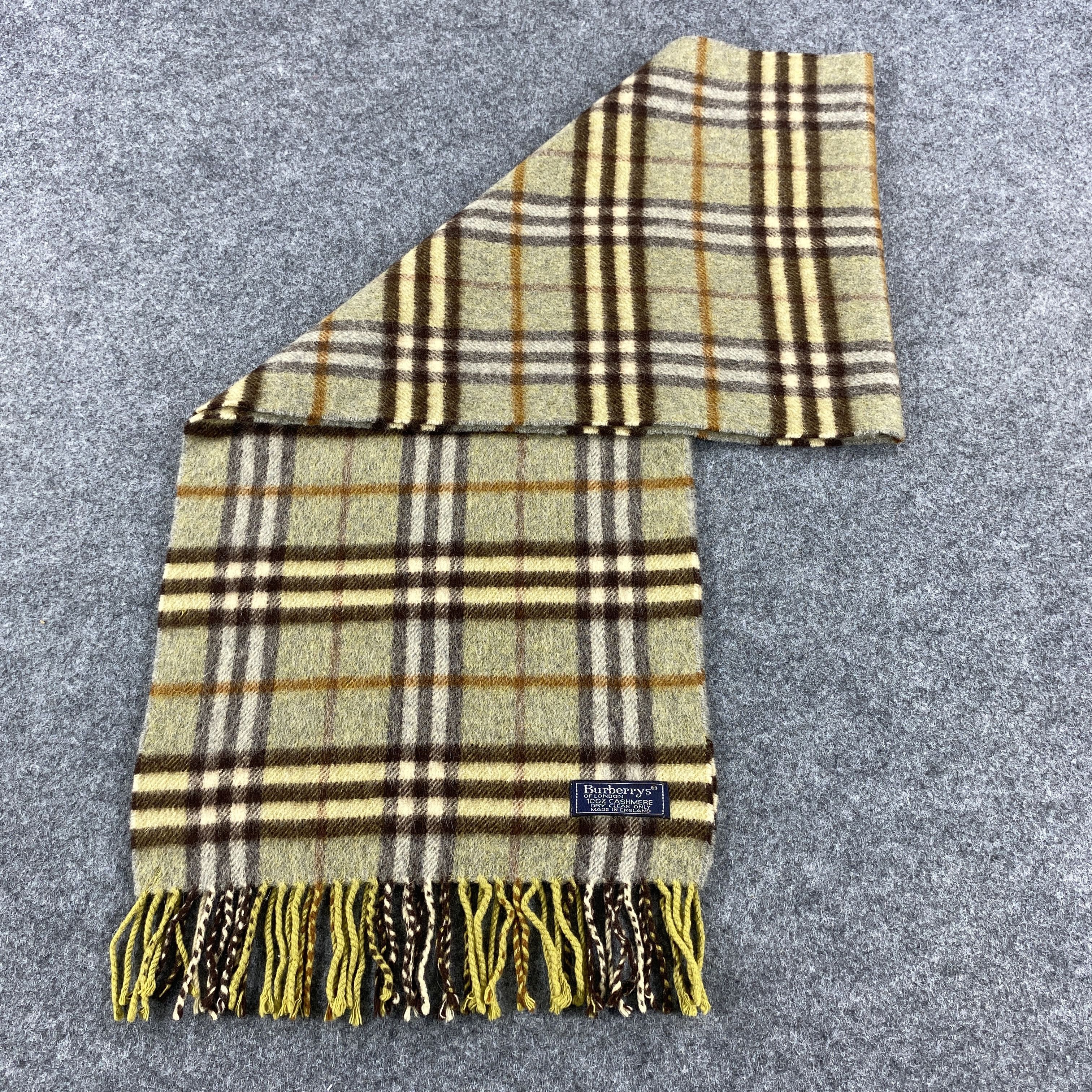 Burberry × Vintage GF10396 Burberry Scarf Neck Wear Muffler Size ONE SIZE - 4 Thumbnail