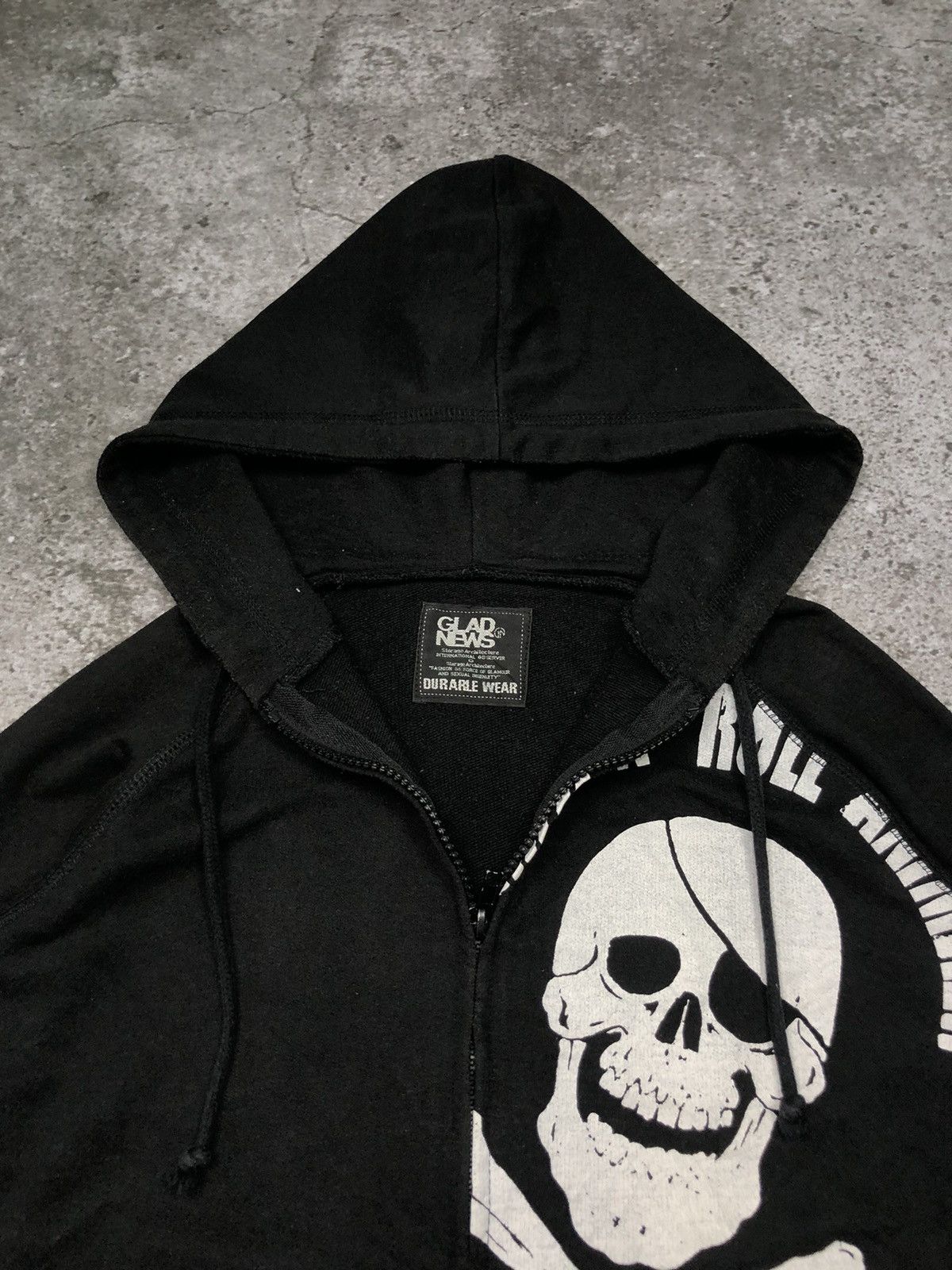 Beauty Beast × Hysteric Glamour × Japanese Brand GladNews Y2K Zipper Hoodie Size US S / EU 44-46 / 1 - 4 Thumbnail