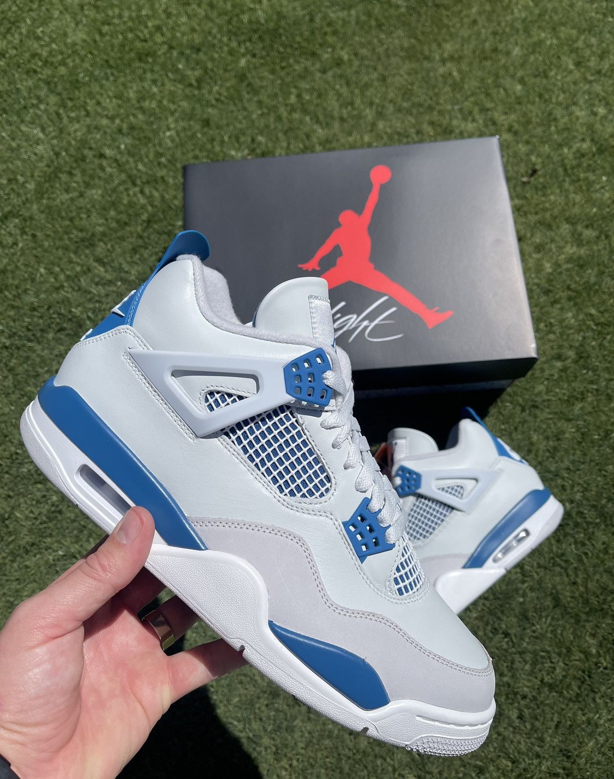 air jordan 4 retro 'military blue' 2024 stockx