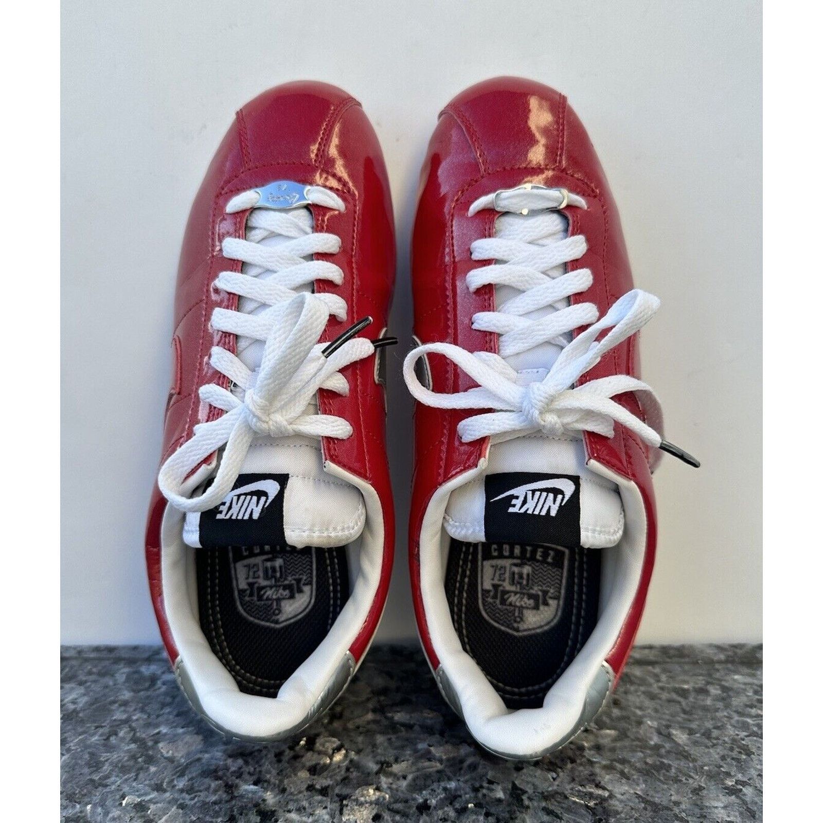 Nike 2016 Nike Cortez Basic Prem Qs Gym Red-White-Metallic Silve Size US 7.5 / EU 40-41 - 7 Thumbnail