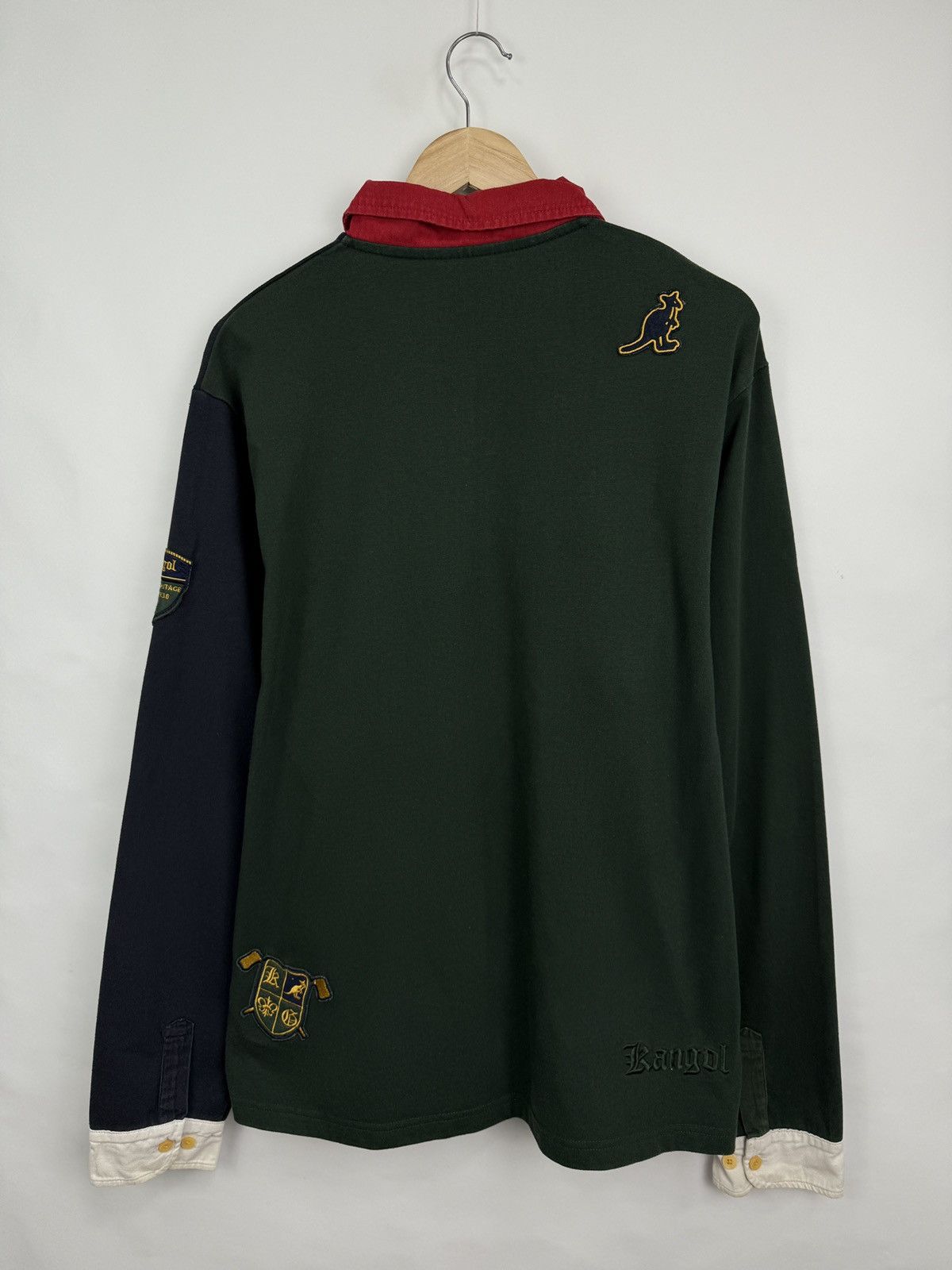 Kangol 🏉🇬🇧 Vintage Kangol British Heritage Rugby Long Sleeve Retro Size US XL / EU 56 / 4 - 8 Thumbnail