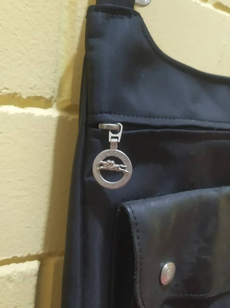 Longchamp Vintage Longchamp sling bag black Nylon Size ONE SIZE - 4 Thumbnail