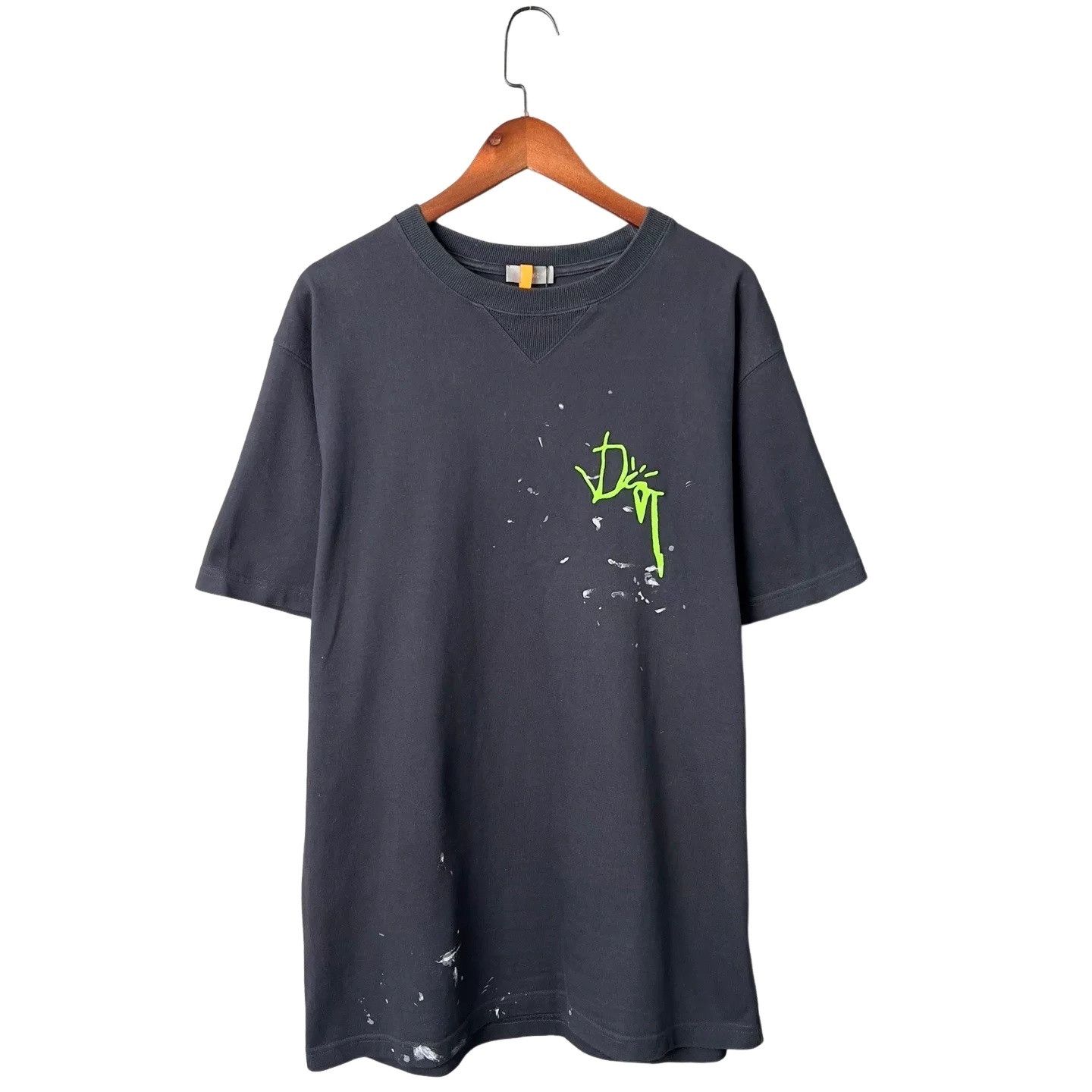 Dior Dior x Travis Scott Embroidered Logo T-Shirt Size L Size US L / EU 52-54 / 3 - 1 Thumbnail
