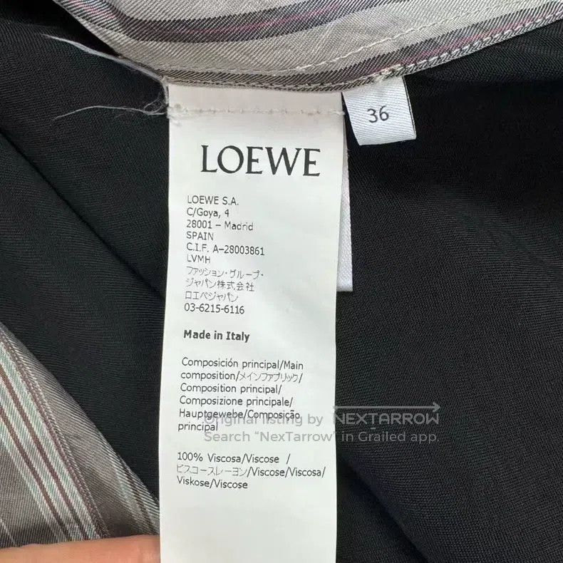 Loewe LOEWE Long-Sleeved Silk Patchwork Shirt Size XS / US 0-2 / IT 36-38 - 4 Thumbnail