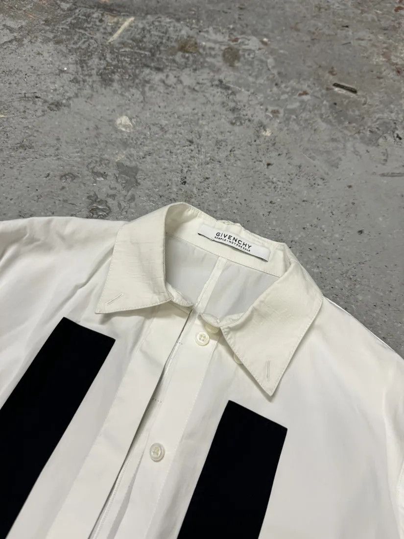 Designer × Givenchy × Vintage Givenchy Sample White & Black Contemporary Sample Shirt Size US S / EU 44-46 / 1 - 8 Thumbnail