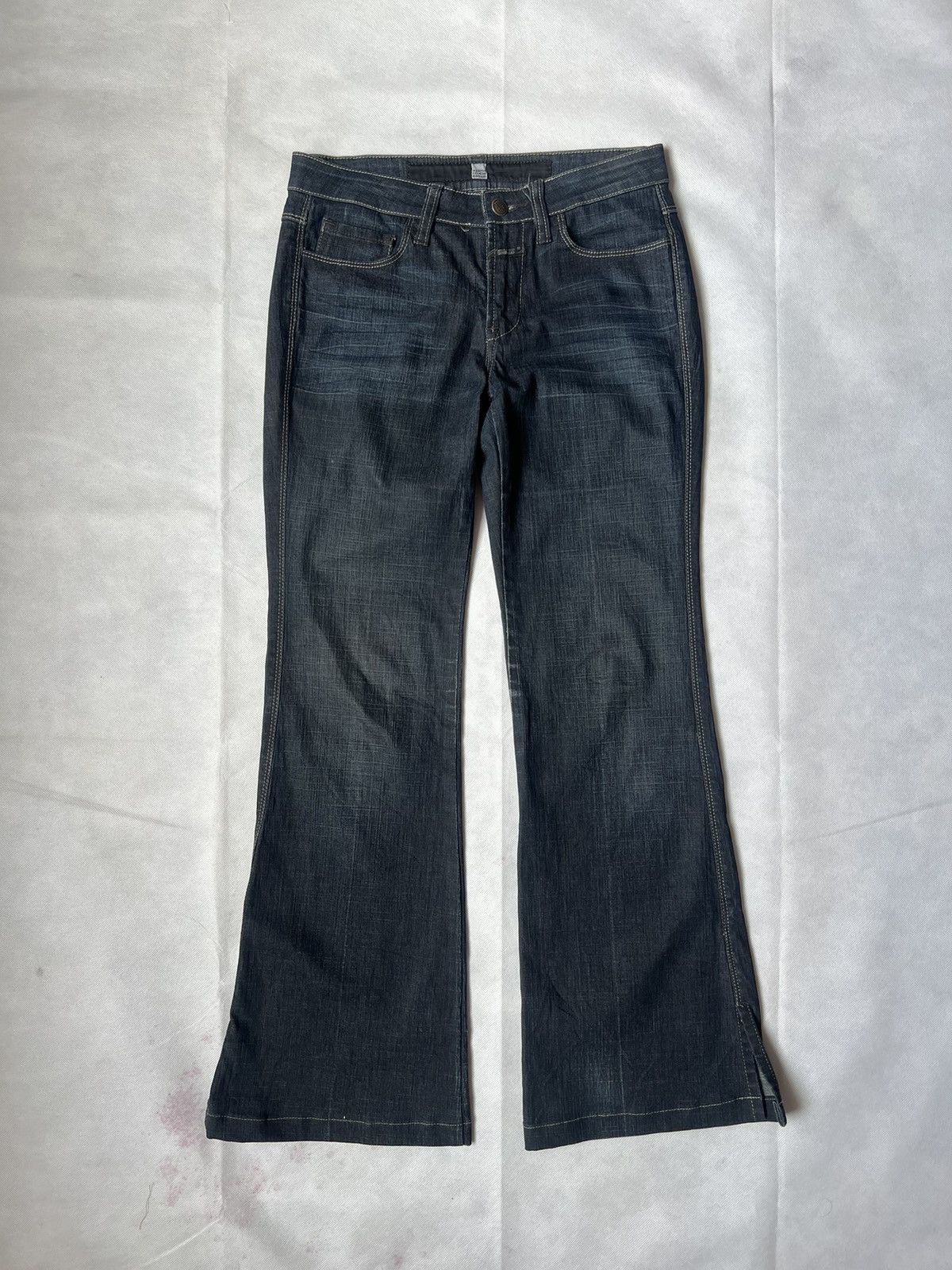 Marithe + Francois Girbaud Marithe Francois Girbaud Open Flared Jeans Size 28" / US 6 / IT 42 - 1 Thumbnail