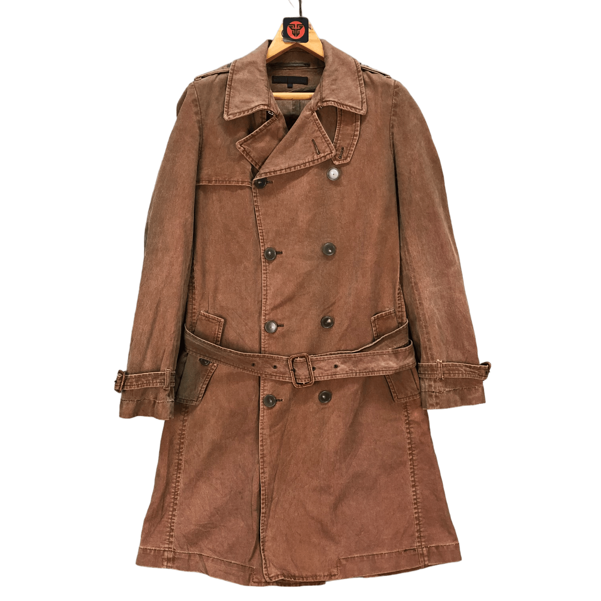 Pre-owned Avant Garde Veronique Branquinho Aw2007 Brown Trench Coat 6261-56