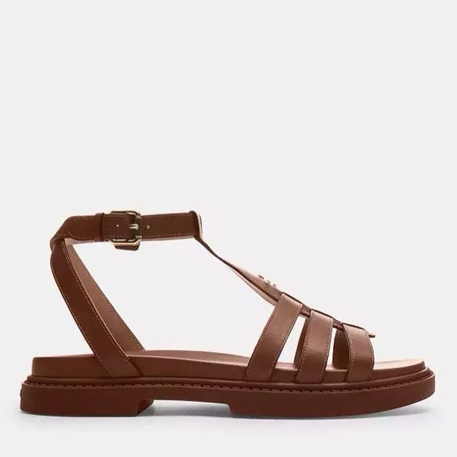 Coach NWT Coach Franny Sandal Cr866 Dark Saddle us6.5 Size US 6.5 / IT 36.5 - 6 Thumbnail