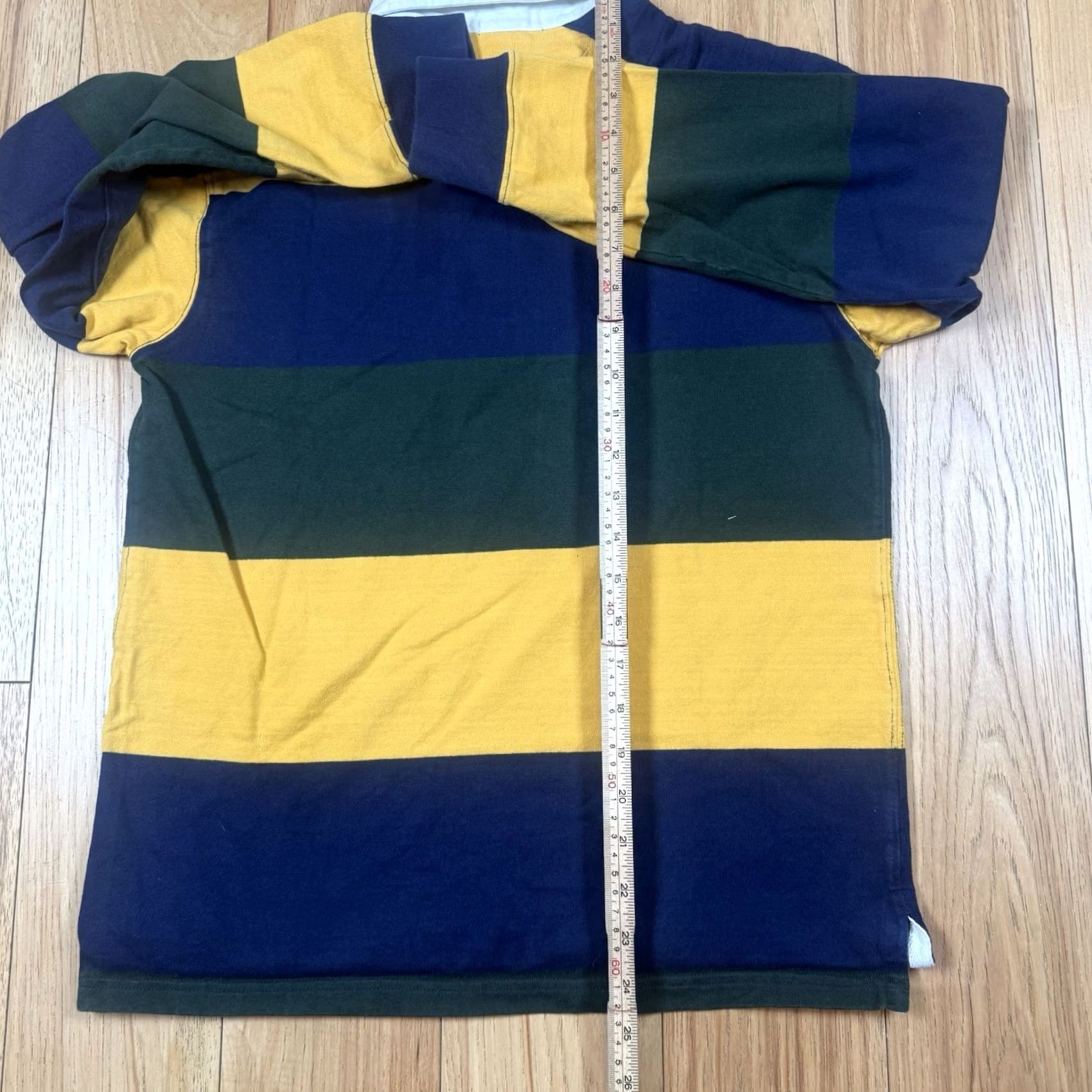 Ralph Lauren VTG Polo Ralph Lauren Rugby Shirt Mens Large Lion Embroidered Stripe Long Sleeve Size US L / EU 52-54 / 3 - 7 Thumbnail