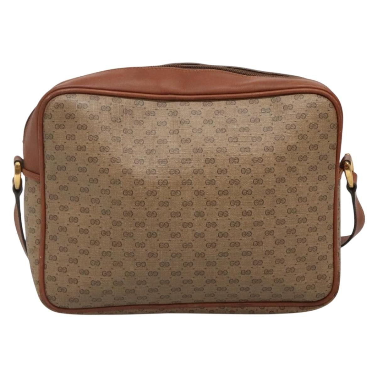 Gucci GUCCI Micro GG Supreme Shoulder Bag Pvc Beige Gold 001 115 Size ONE SIZE - 3 Thumbnail
