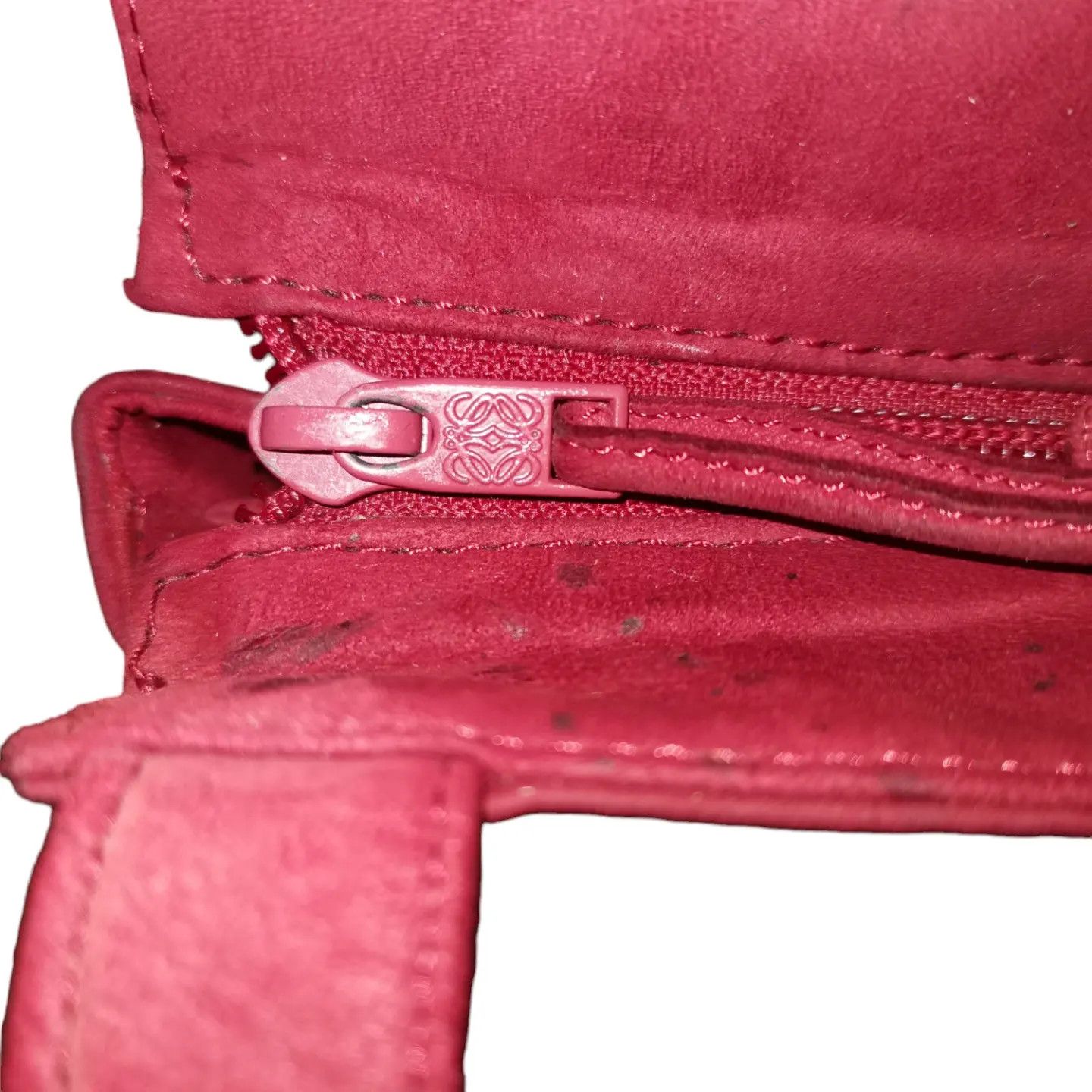 Loewe × Vintage Loewe suede shoulder vintage bag Size ONE SIZE - 4 Thumbnail