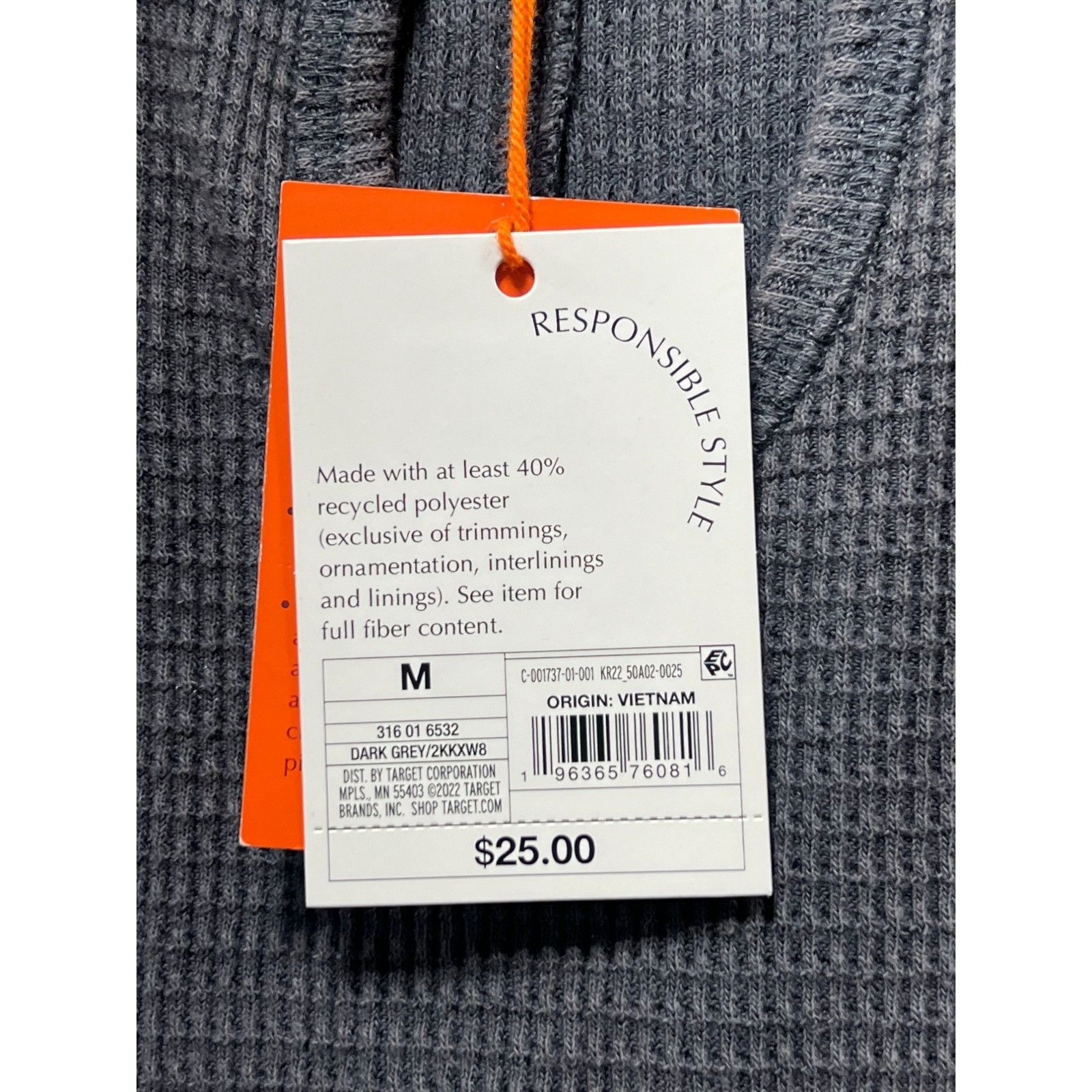 Other Knox Rose - Women's Long Sleeve Notch Neck Thermal Top - Dar Size M / US 6-8 / IT 42-44 - 10 Thumbnail