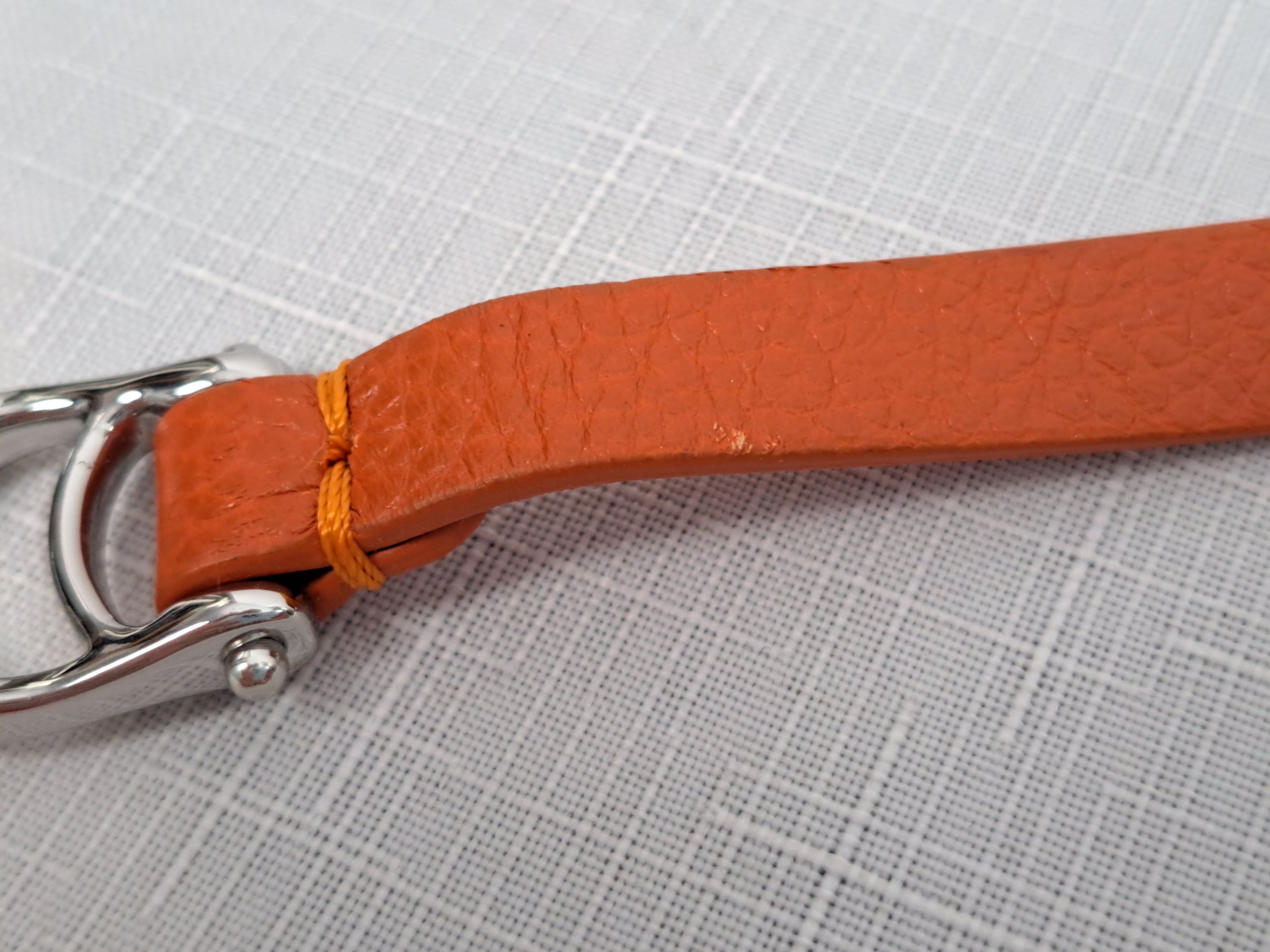 Aigner Aigner double tour leather bracelet In orange. Size ONE SIZE - 7 Thumbnail