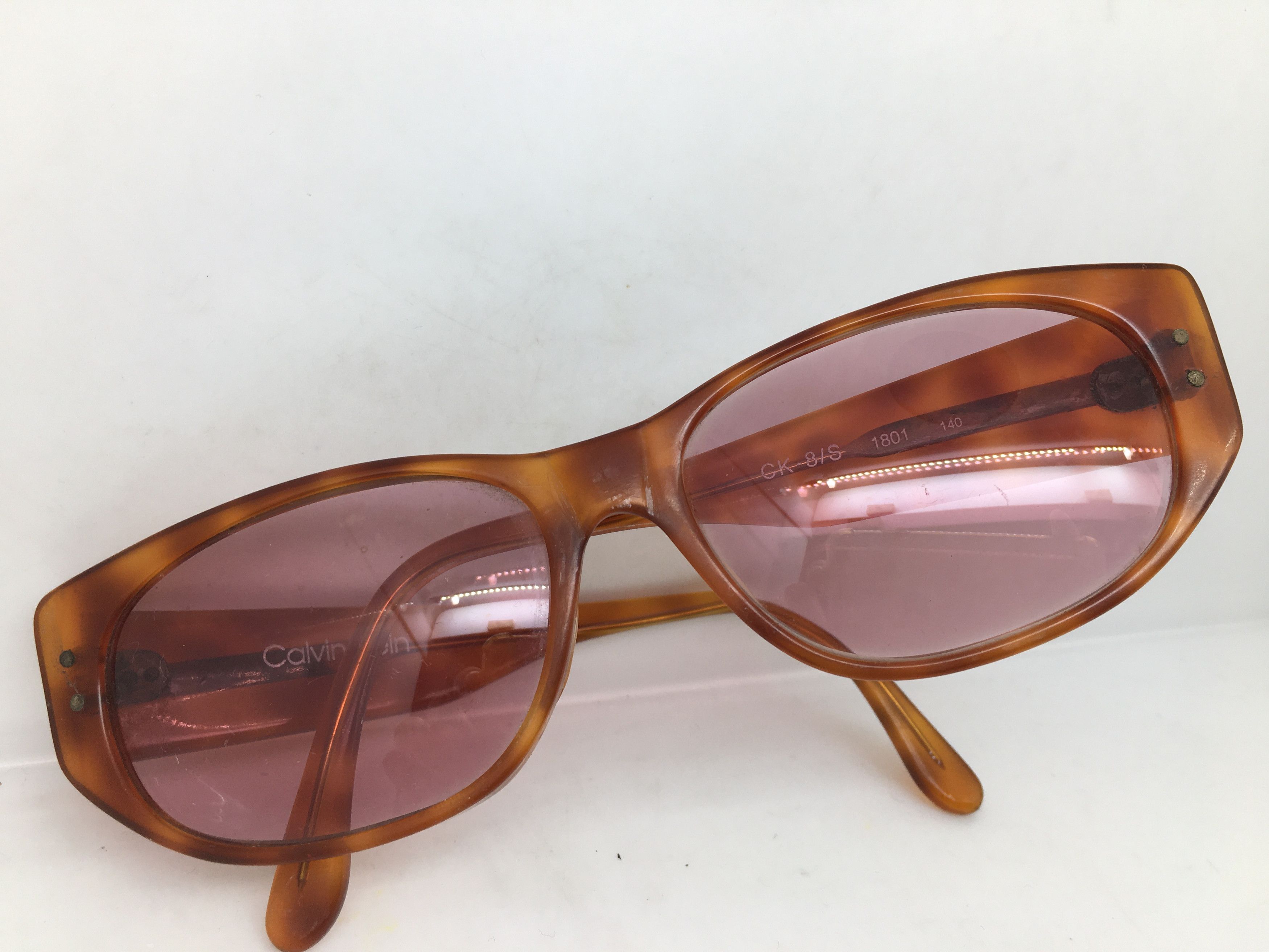 Calvin Klein Vintage Calvin Klein CK-8/S 1801 Tokyo Tortoise Eyeglasses Size ONE SIZE - 1 Thumbnail