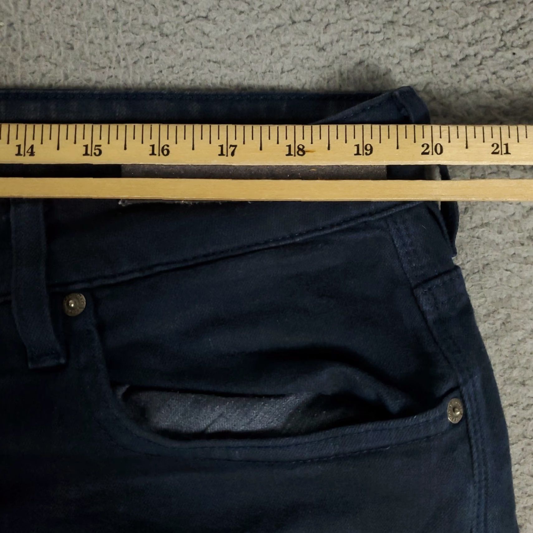 Guess GUESS Jeans Men’s 38x33 Denim Pants Skinny Slim Stretch Mid Rise Blue 5-Pocket Regular Fit Casual USA Mens Size US 38 / EU 54 - 5 Thumbnail
