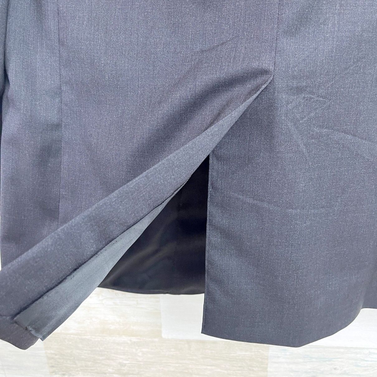 Samuelsohn Samuelsohn Wool Greenwich Suit Charcoal Gray Mens 43R Size 42R - 8 Thumbnail