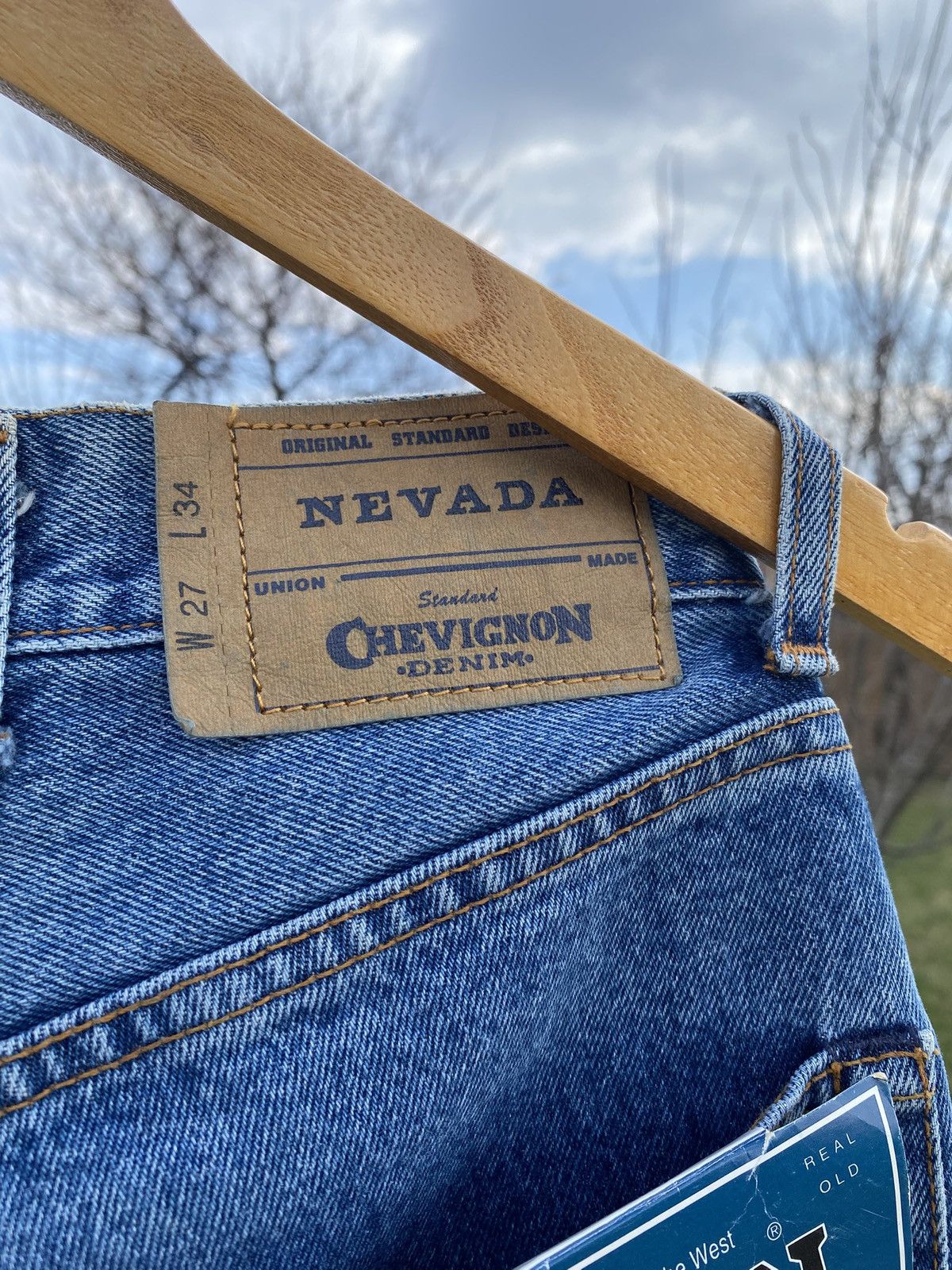 Chevignon × Vintage Vintage Chevignon Nevada Denim Jeans 90s Deadstock W27 L34 Size 27" / US 4 / IT 40 - 10 Thumbnail