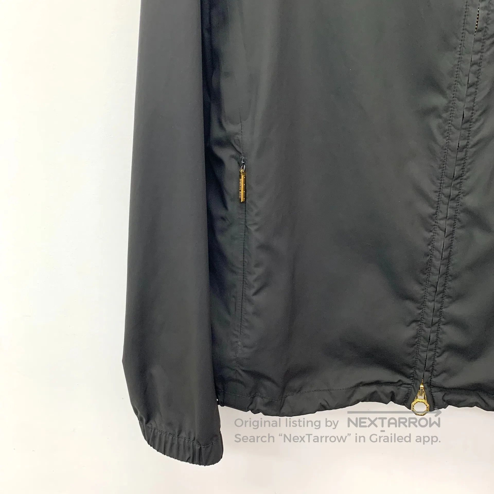 Stefano Ricci Stefano Ricci Black logo letter print hooded zip-up long s Size US M / EU 48-50 / 2 - 4 Thumbnail