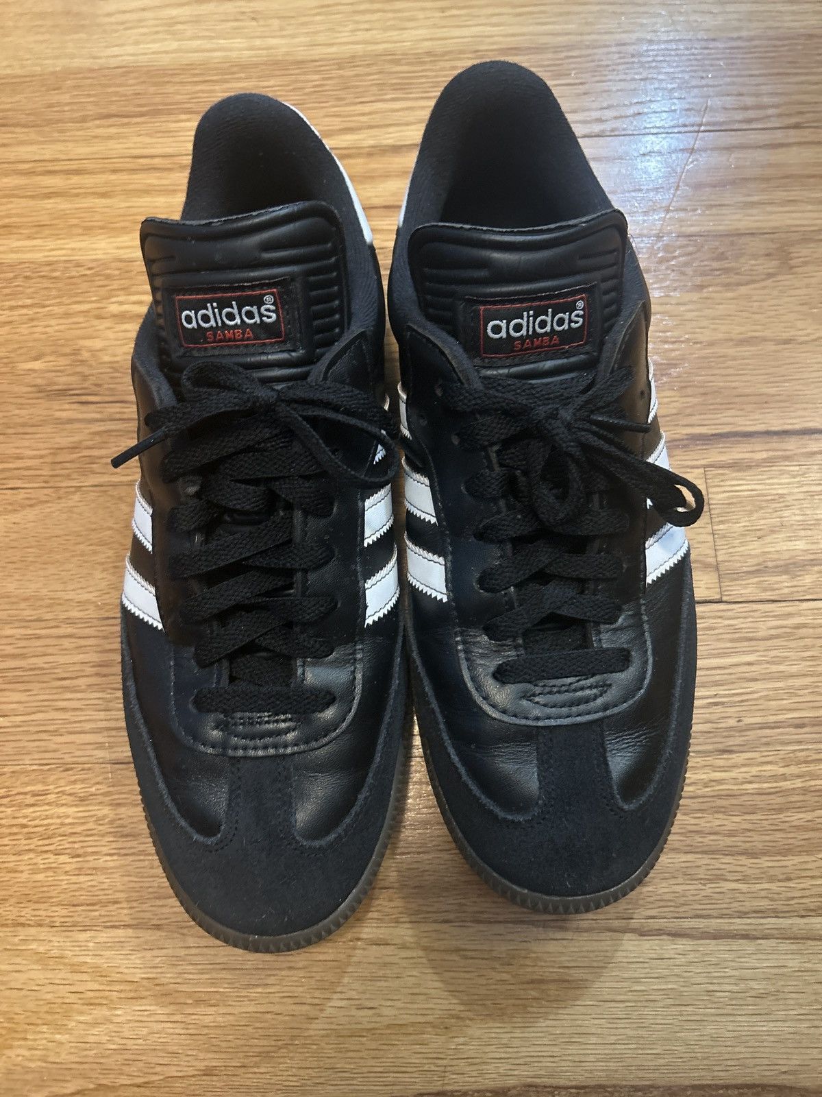 Adidas Adidas 9.5 Samba OG Black White Gum Leather VINTAGE Size US 9.5 / EU 42-43 - 3 Thumbnail