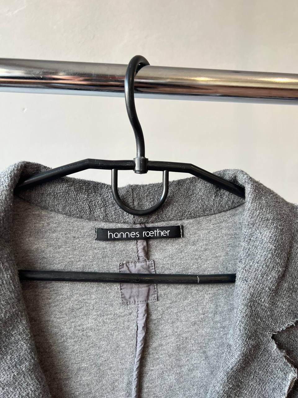 hannes roether HANNES ROETHER WOMAN GRAY AVANT GARDE BLAZER JACKET SIZE S Size S / US 4 / IT 40 - 5 Thumbnail