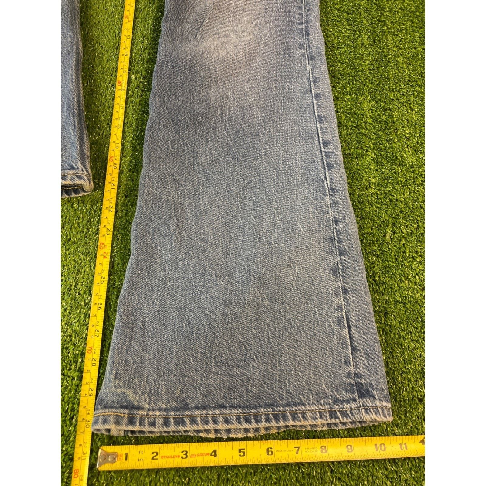 Levi's Levis Women 70s High Flare Jeans Wide Leg Denim Retro 29 Size 29" - 2 Thumbnail