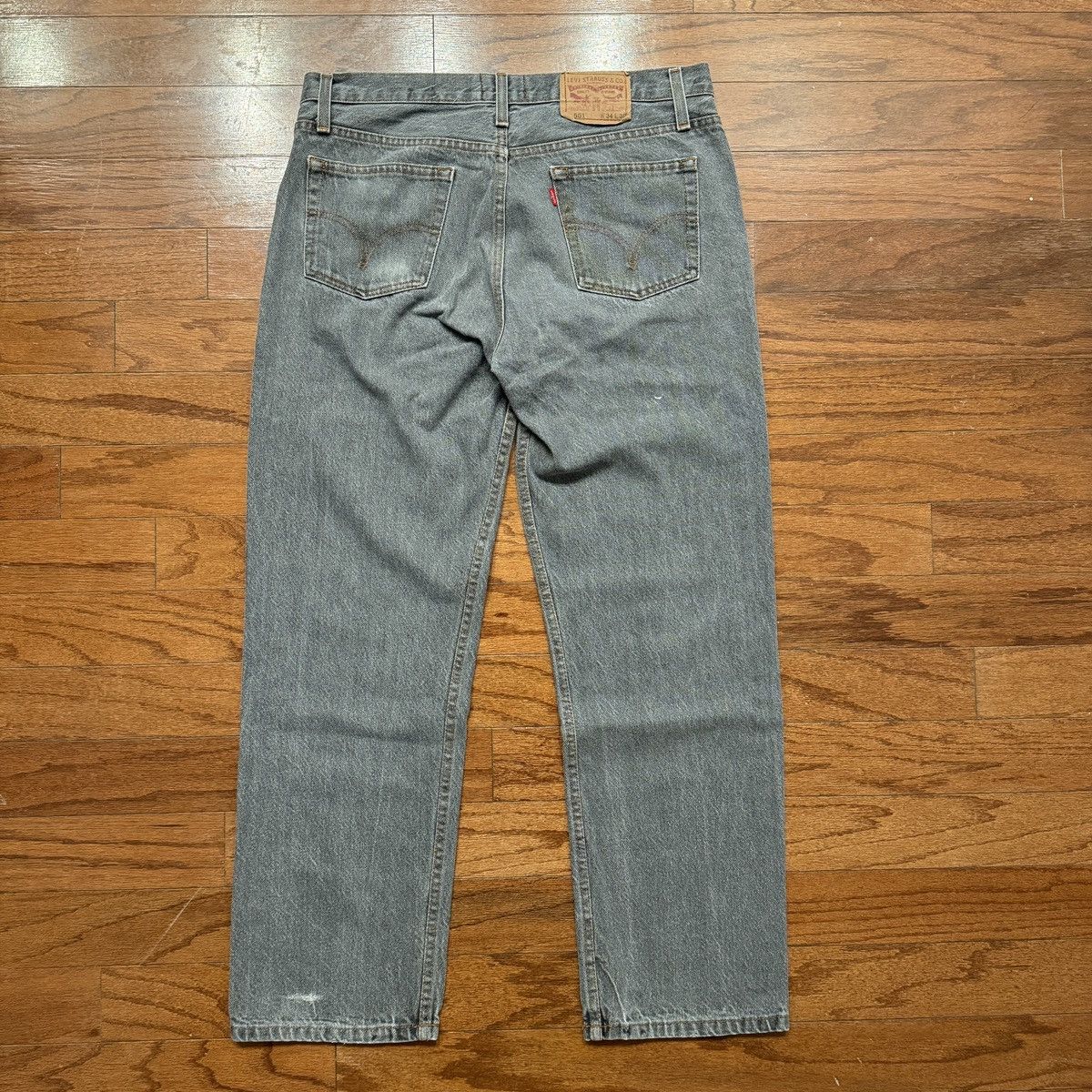 Levi's Levi’s 501 0632 Gray/Black Denim Pants W34 Size US 34 / EU 50 - 1 Thumbnail