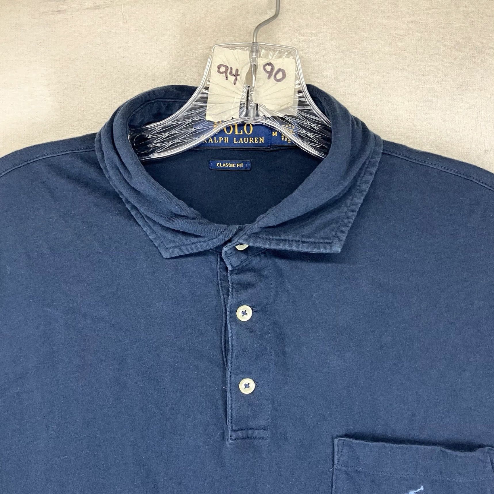 Polo Ralph Lauren Polo Ralph Lauren Shirt Men Medium Blue 100% Cotton Classic Fit Short Sleeve Logo Embroidered Button Collared Size US M / EU 48-50 / 2 - 6 Thumbnail