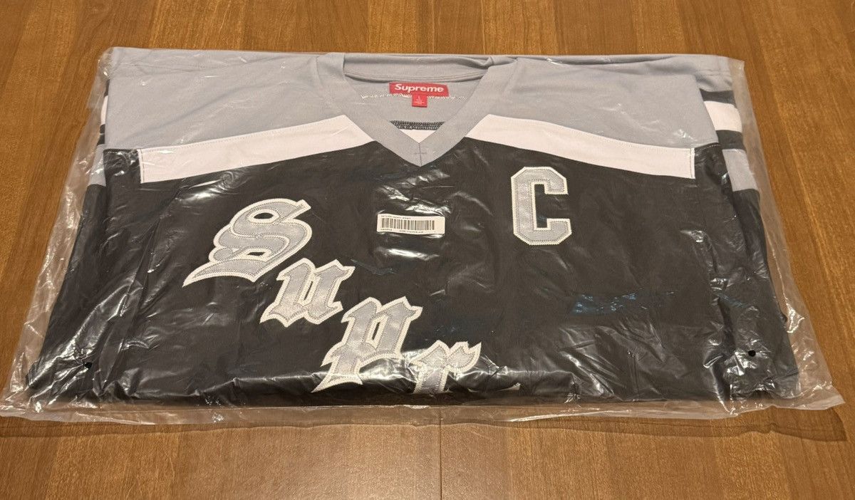 Supreme Fire And Ice Hockey Jersey Black