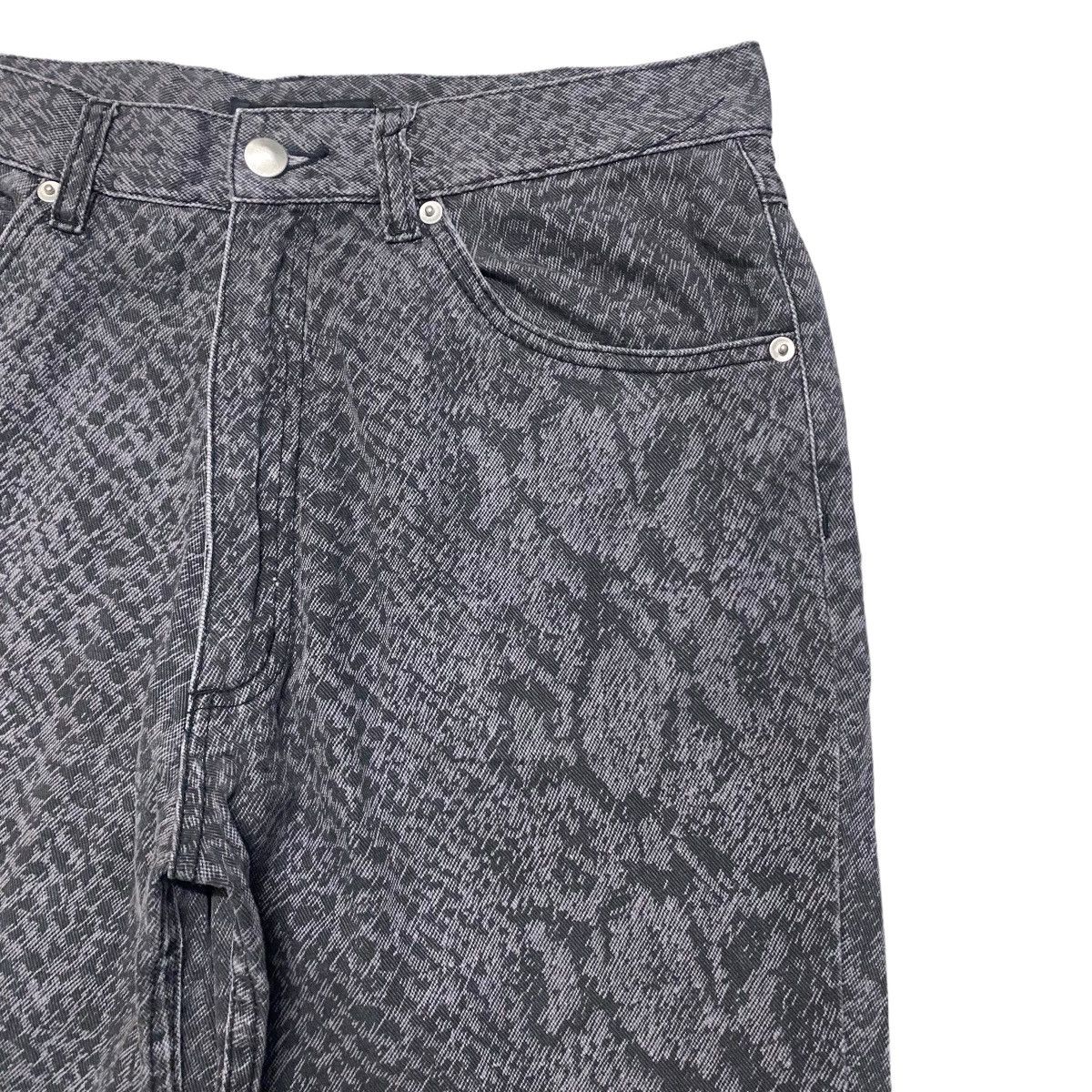Japanese Brand Vintage Amore Pure Snake Skin Flare Jeans Size US 31 - 5 Thumbnail
