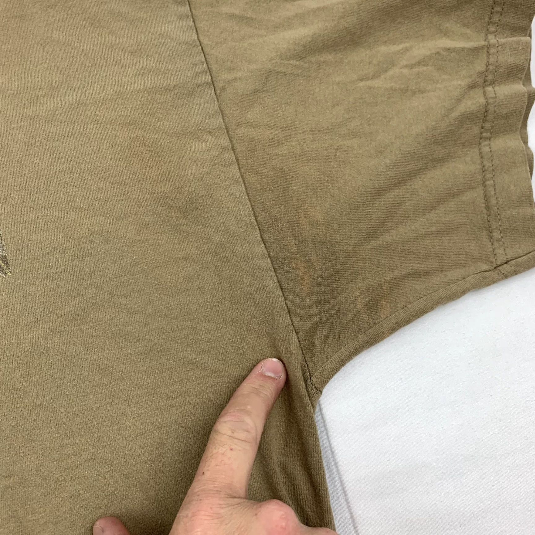 Vintage VINTAGE Hunting Funny Deer Stand T Shirt Adult XL Tan Outdoors Upside Down Y2K Shirt Mens BROWN Curious? Size US XL / EU 56 / 4 - 2 Thumbnail