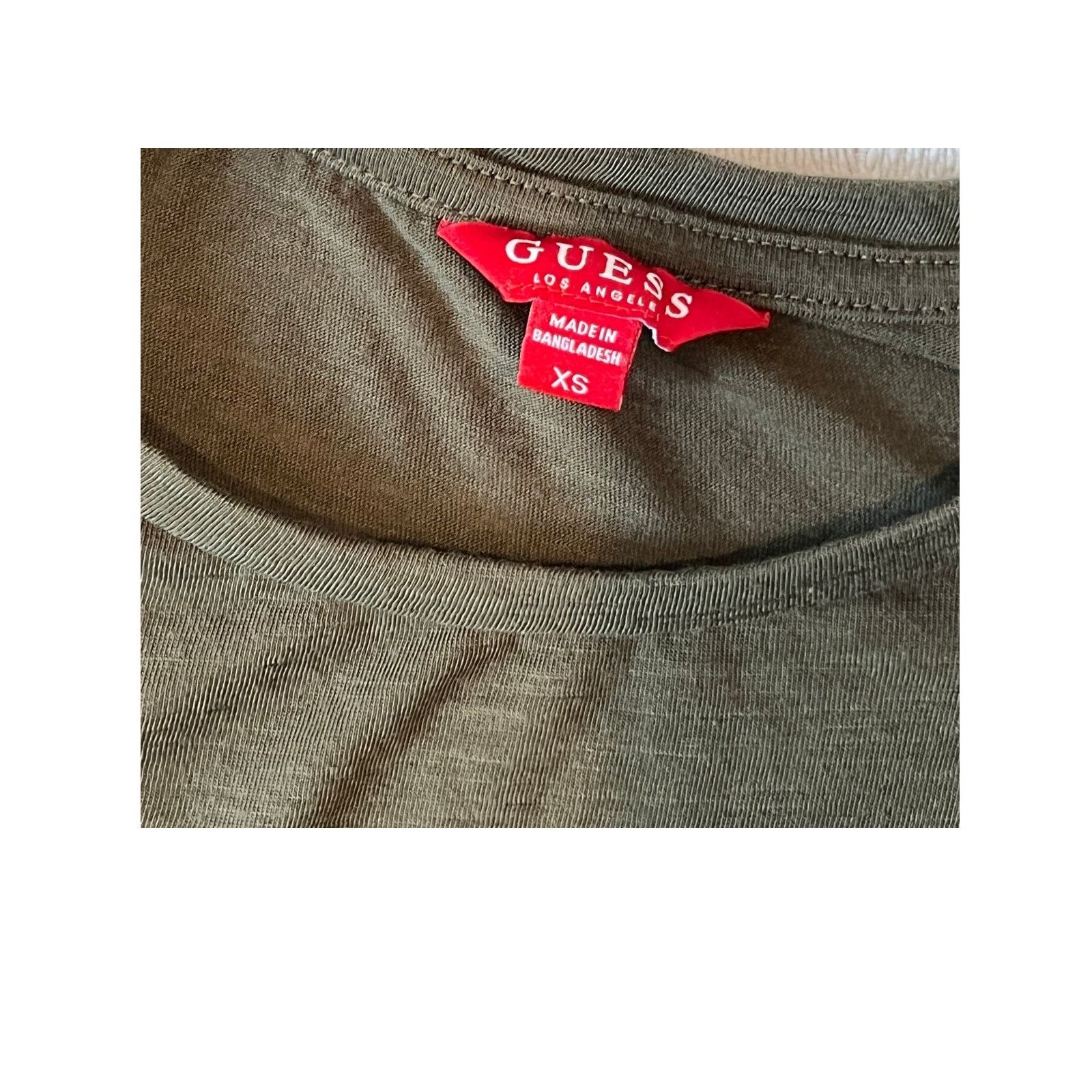 Guess Guess LA California Green Long Sleeve Lite Shirt Mens XS Size US XS / EU 42 / 0 - 2 Thumbnail